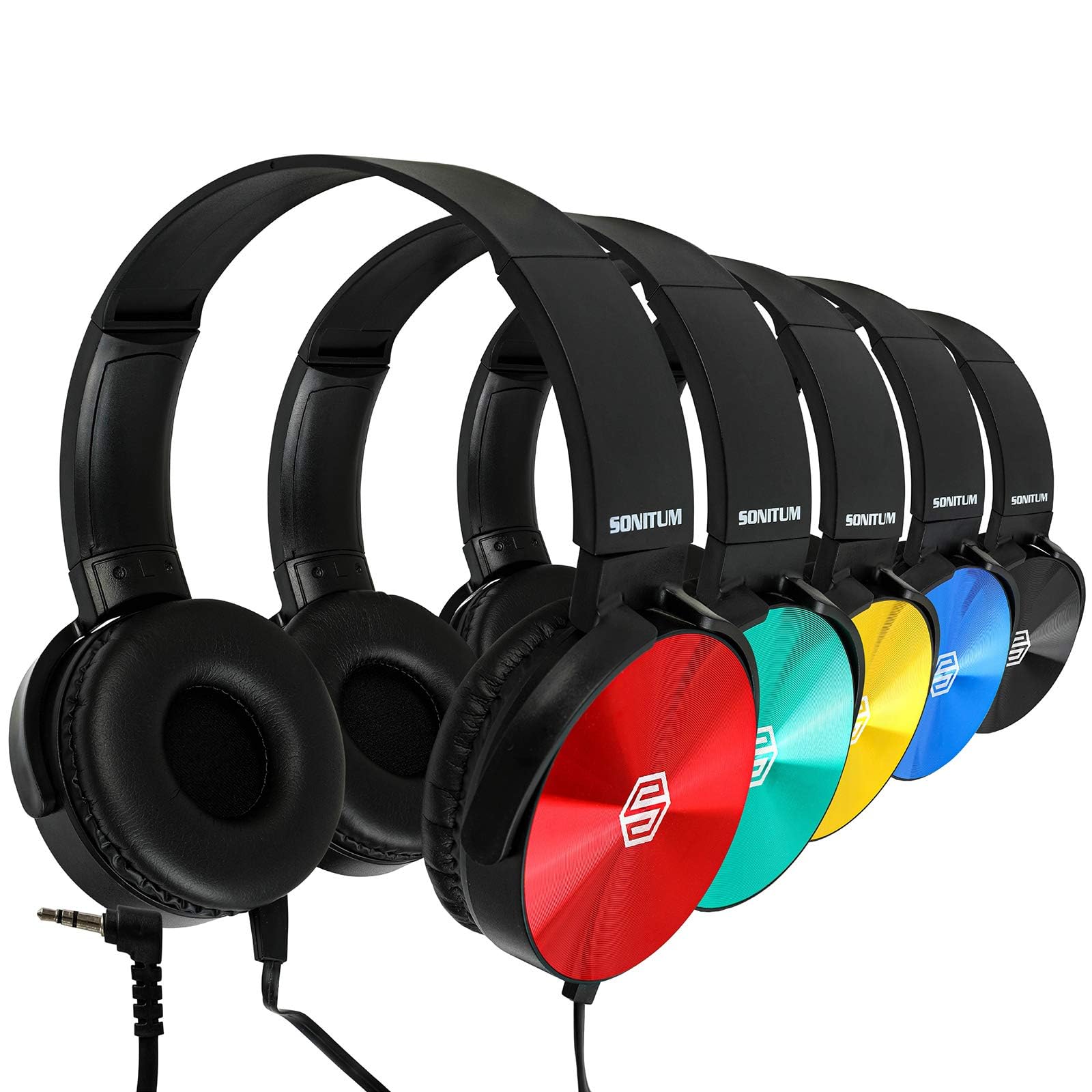 Paquete de 10 Auriculares Supraaurales Sonitum Classroom para Estudiantes - Venta Internacional