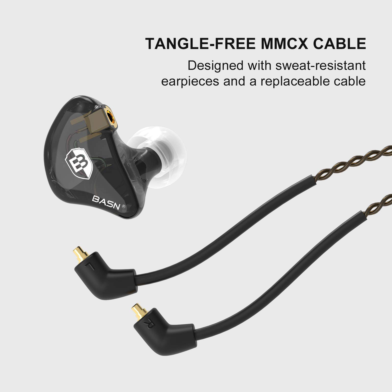 Foto 6 pulgar | Auriculares Con Monitor Intraural Basn Basinger De Segunda Generación Con Cable Mmcx - Venta Internacional.