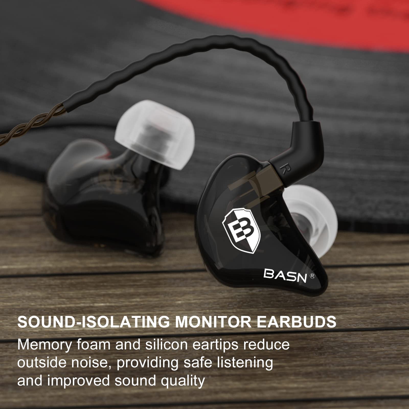 Foto 6 | Auriculares Con Monitor Intraural Basn Basinger De Segunda Generación Con Cable Mmcx - Venta Internacional.