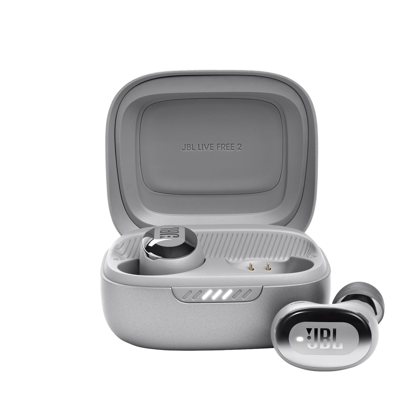 Auriculares Inalámbricos Jbl Live Free 2 con 35 Horas de Reproducción Plateados - Venta Internacional