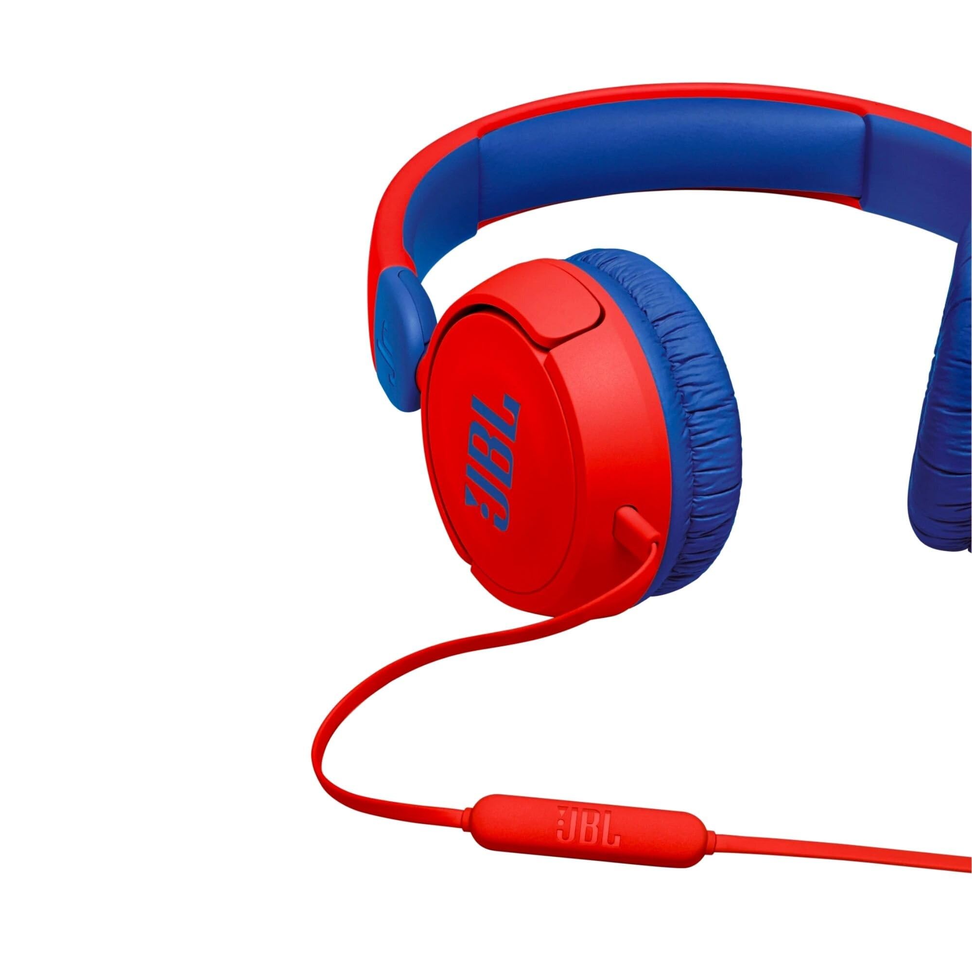 Foto 3 pulgar | Auriculares Supraaurales Jbl Jr 310 Kids Safe Sound con Micrófono Rojo y Azul - Venta Internacional