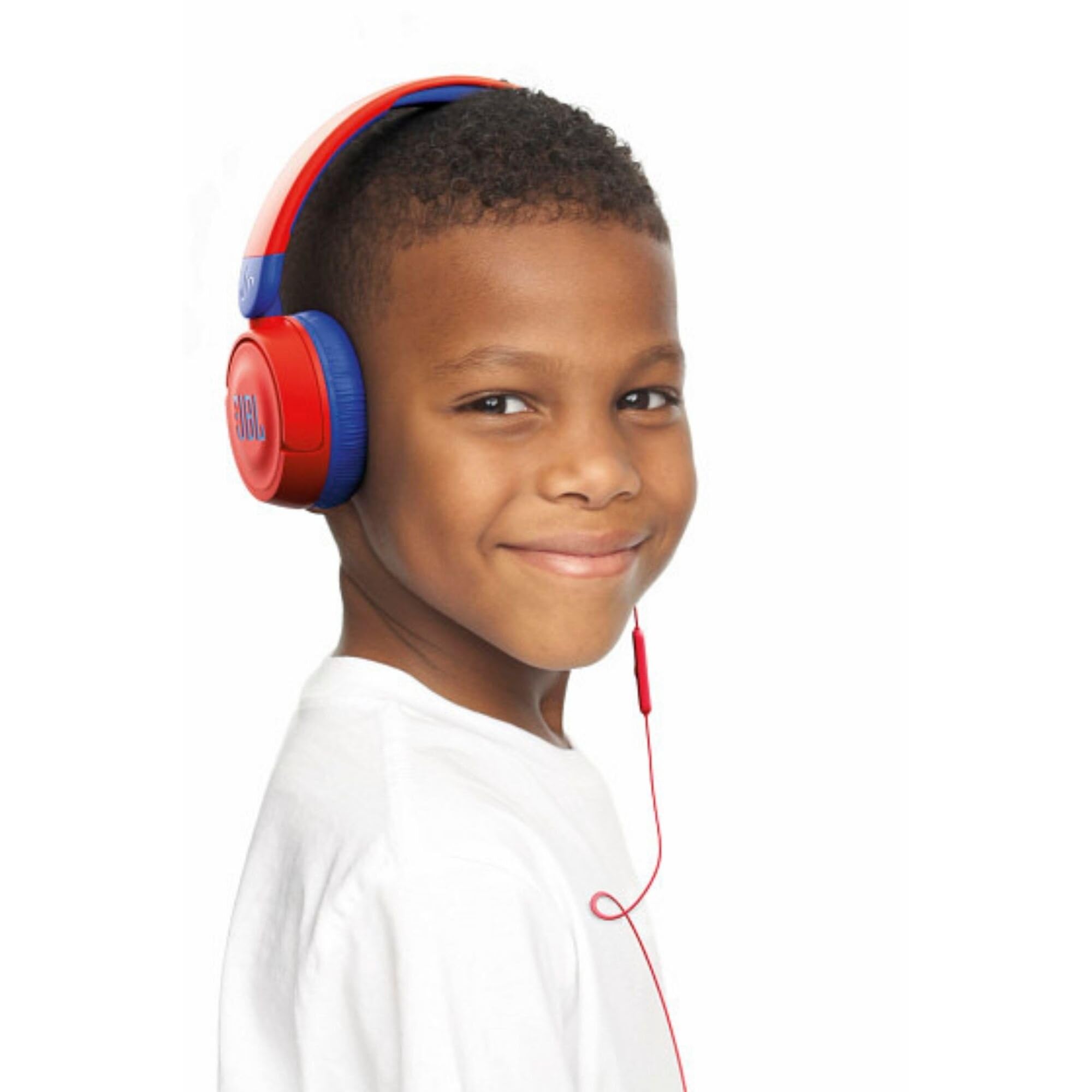 Foto 5 pulgar | Auriculares Supraaurales Jbl Jr 310 Kids Safe Sound con Micrófono Rojo y Azul - Venta Internacional