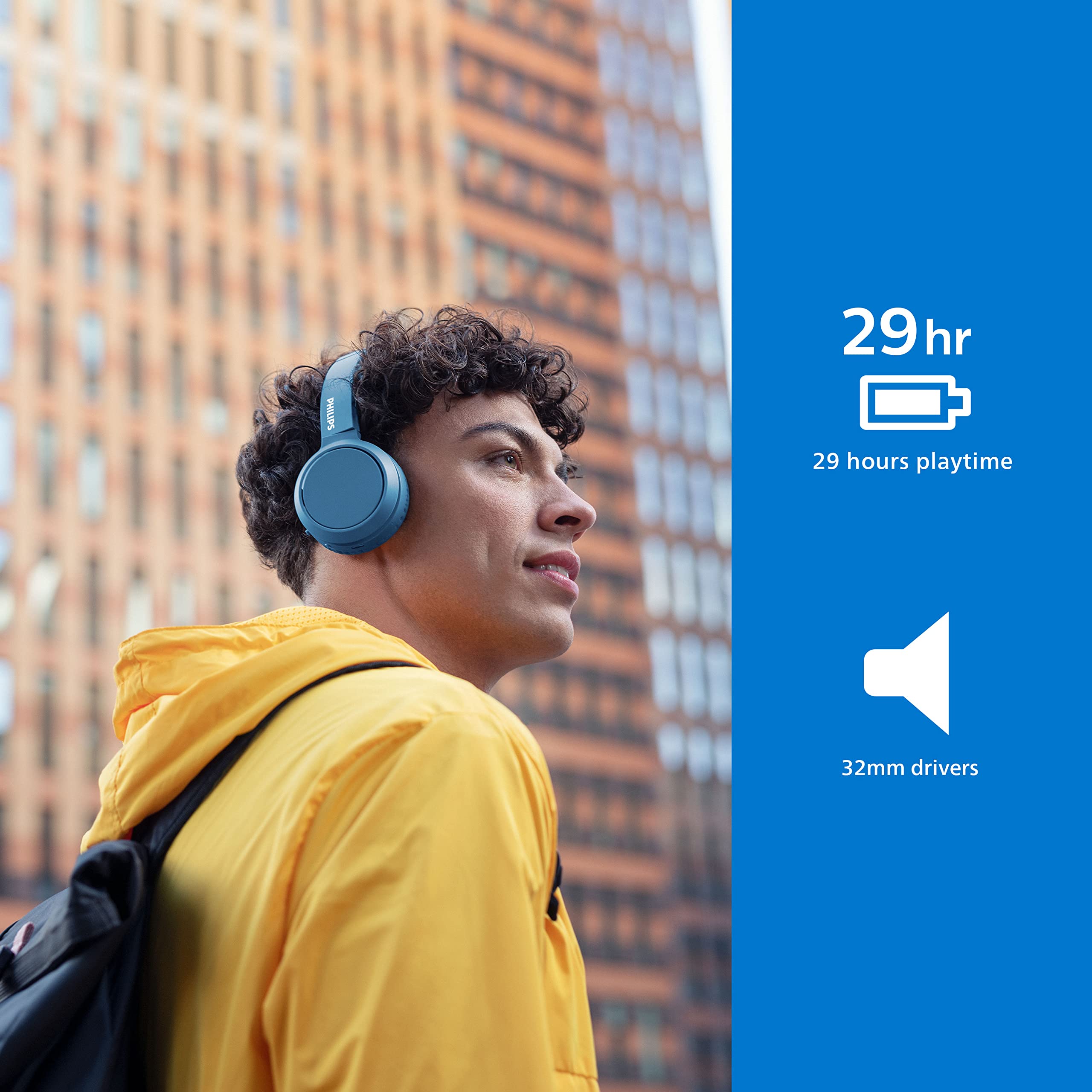 Foto 4 pulgar | Auriculares Inalámbricos Philips con Controladores Externos Azules - Venta Internacional