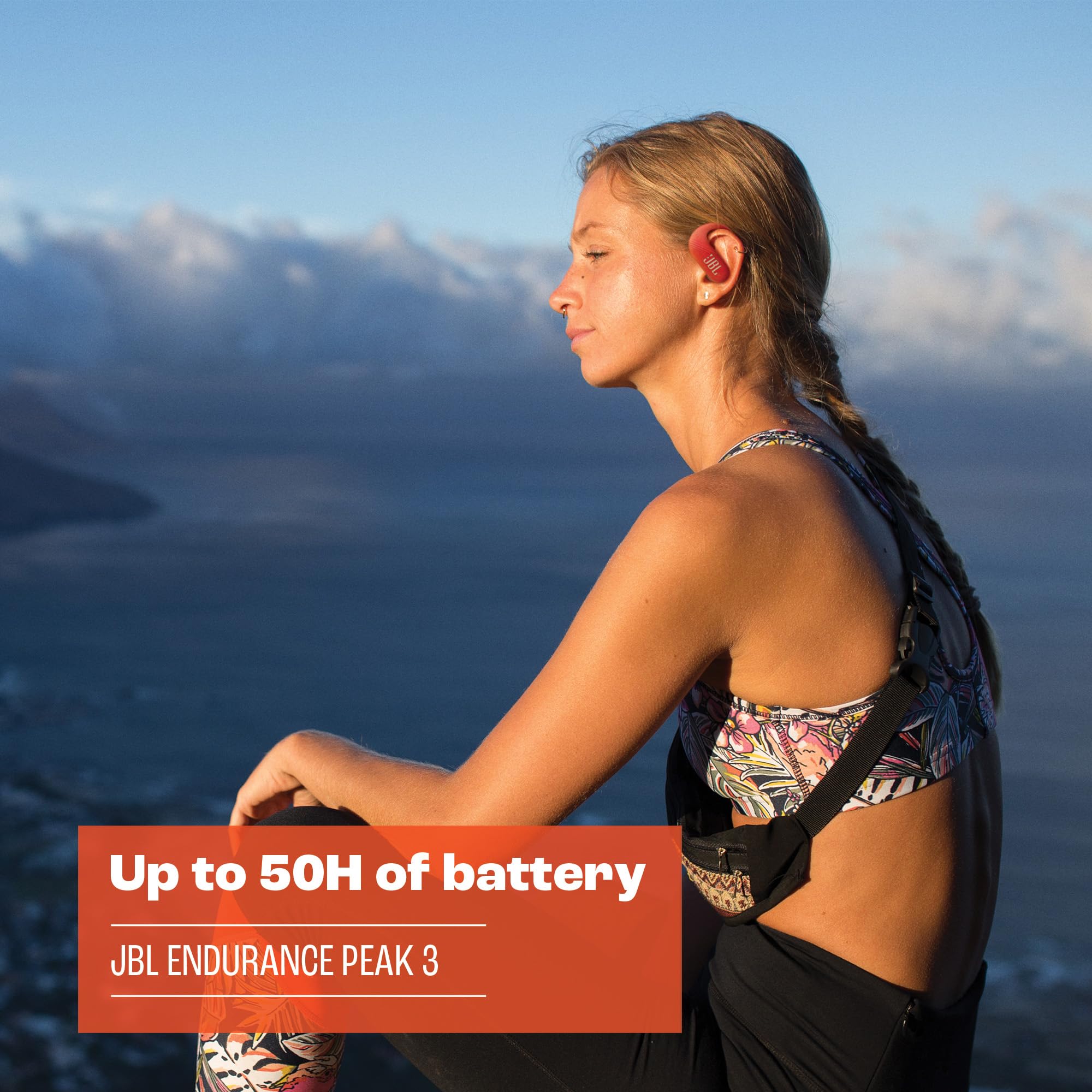 Foto 5 | Auriculares Inalámbricos JBL Endurance Peak 3 Blancos - Venta Internacional
