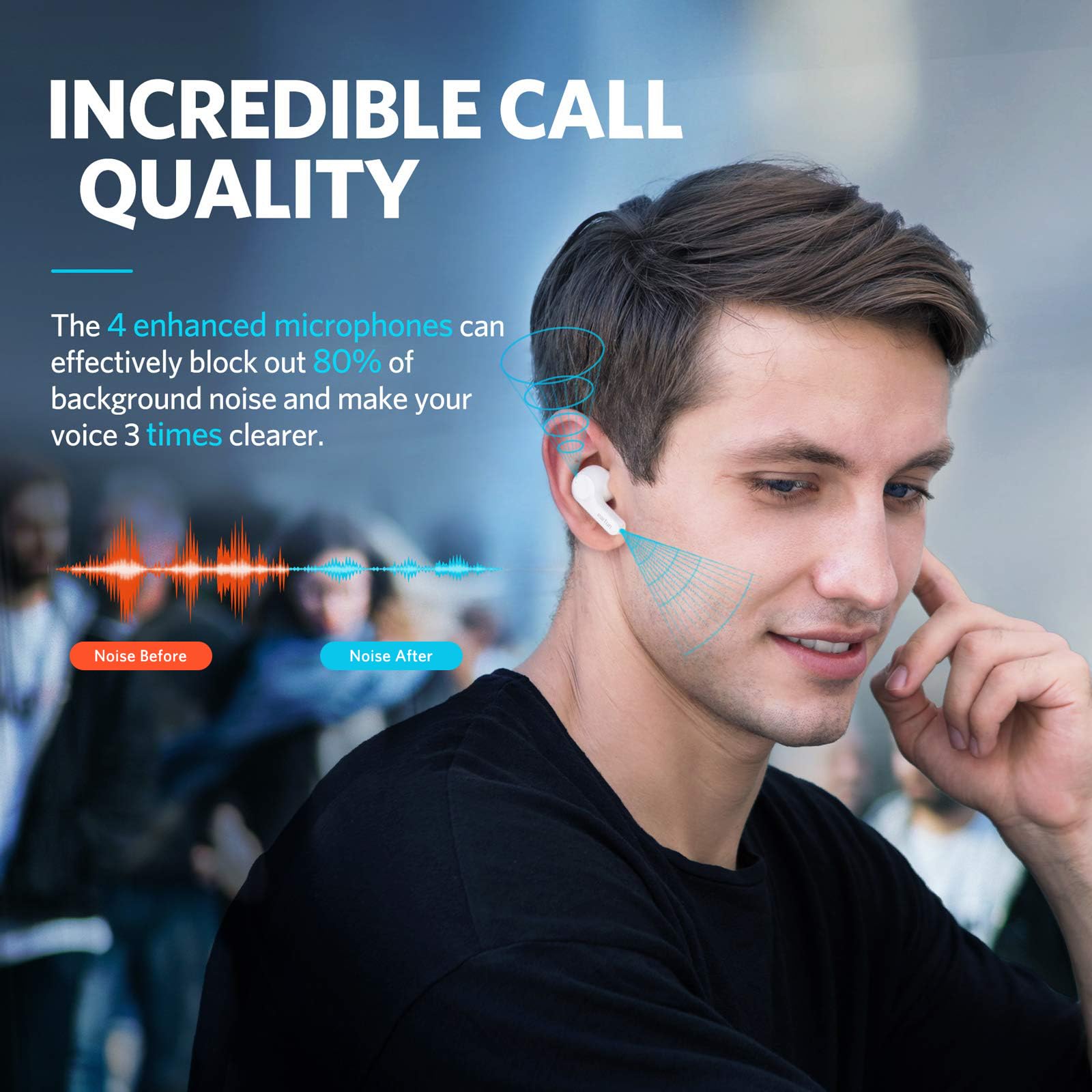 Foto 3 pulgar | Auriculares True Wireless Earfun Air Bluetooth 5.0 Blancos - Venta Internacional