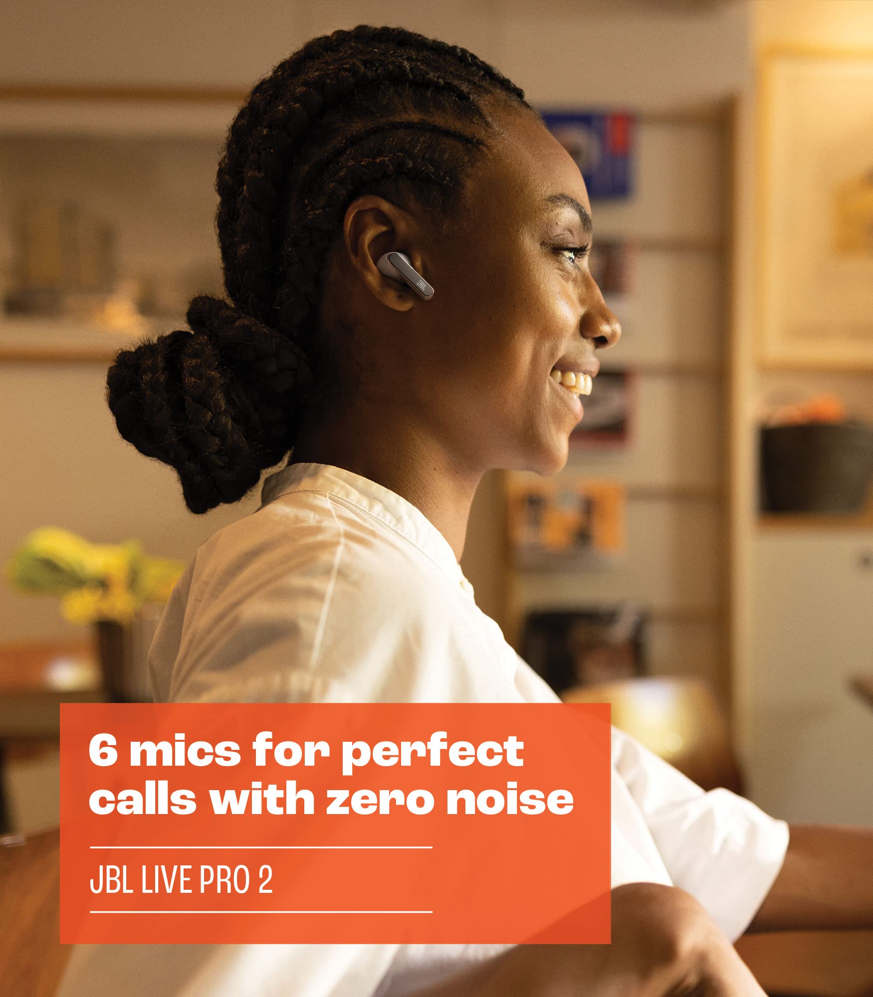 Foto 6 pulgar | Auriculares JBL Live Pro 2 True Adaptive con Cancelación de Ruido Plateados - Venta Internacional