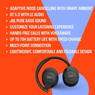 Foto 6 | Auriculares Supraaurales Inalámbricos JBL Tune 770nc con Cancelación De Ruido - Venta Internacional