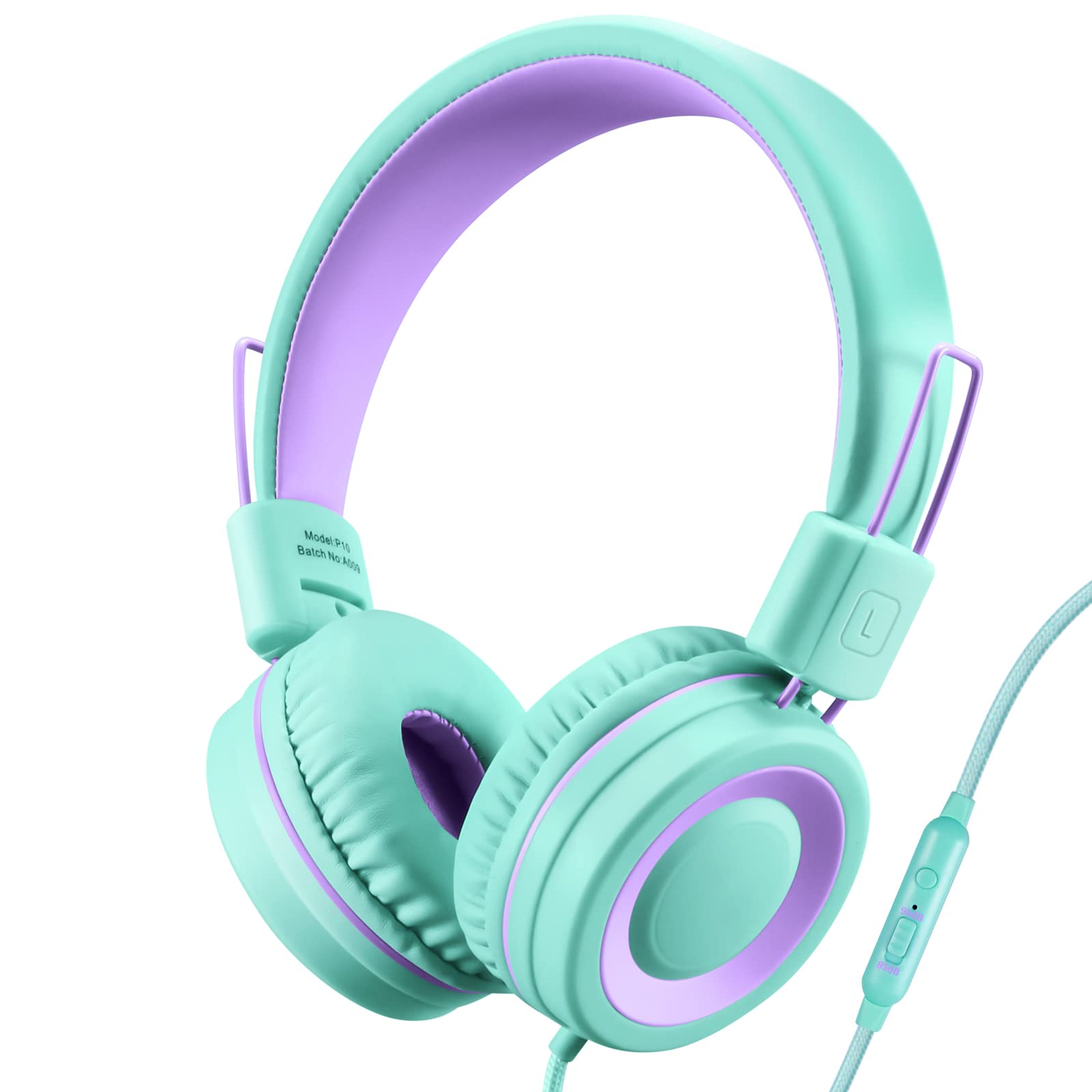 Foto 2 pulgar | Auriculares Powmee P10 Kids Con Micrófono Para Escuela/pc/teléfono - Venta Internacional.