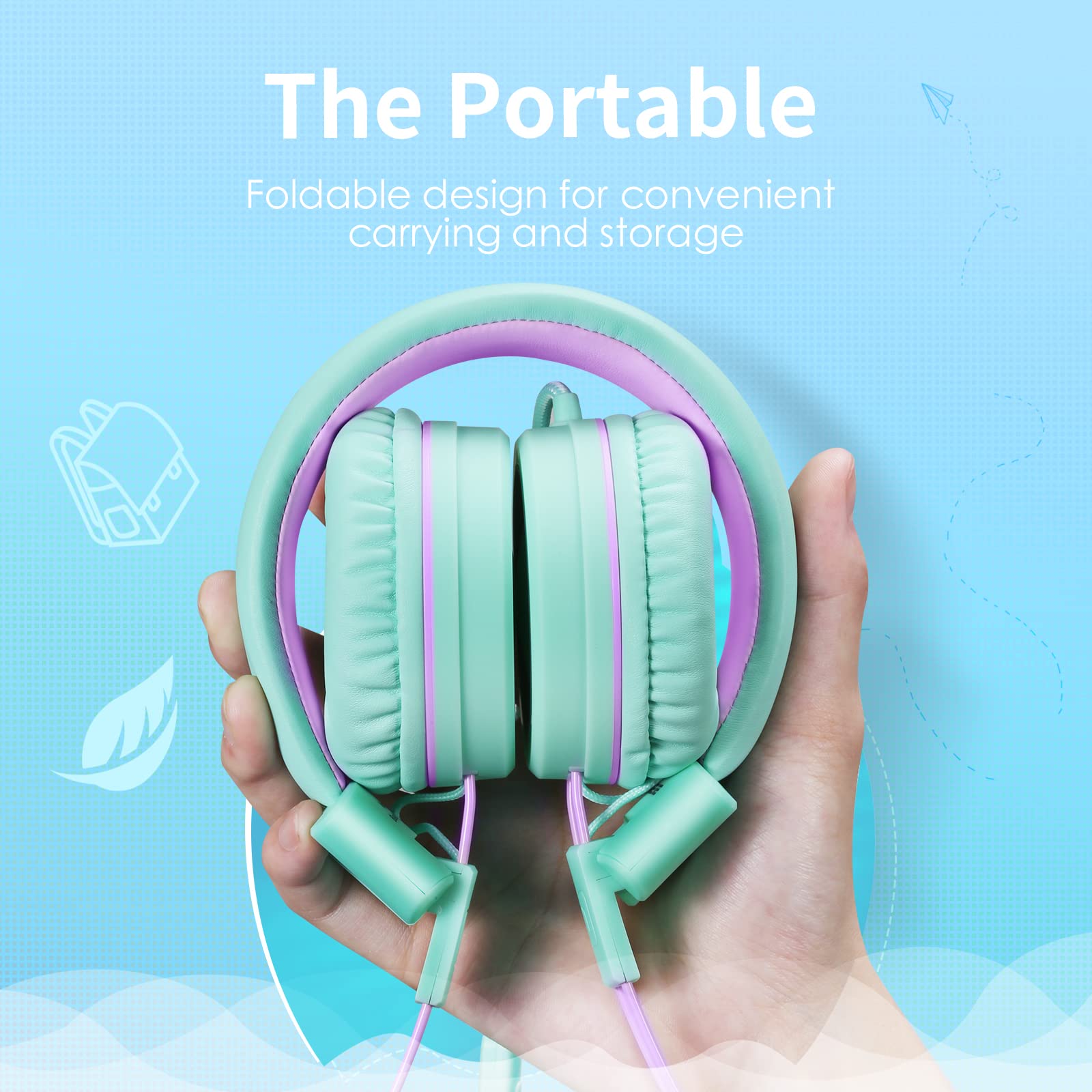 Foto 5 pulgar | Auriculares Powmee P10 Kids Con Micrófono Para Escuela/pc/teléfono - Venta Internacional.