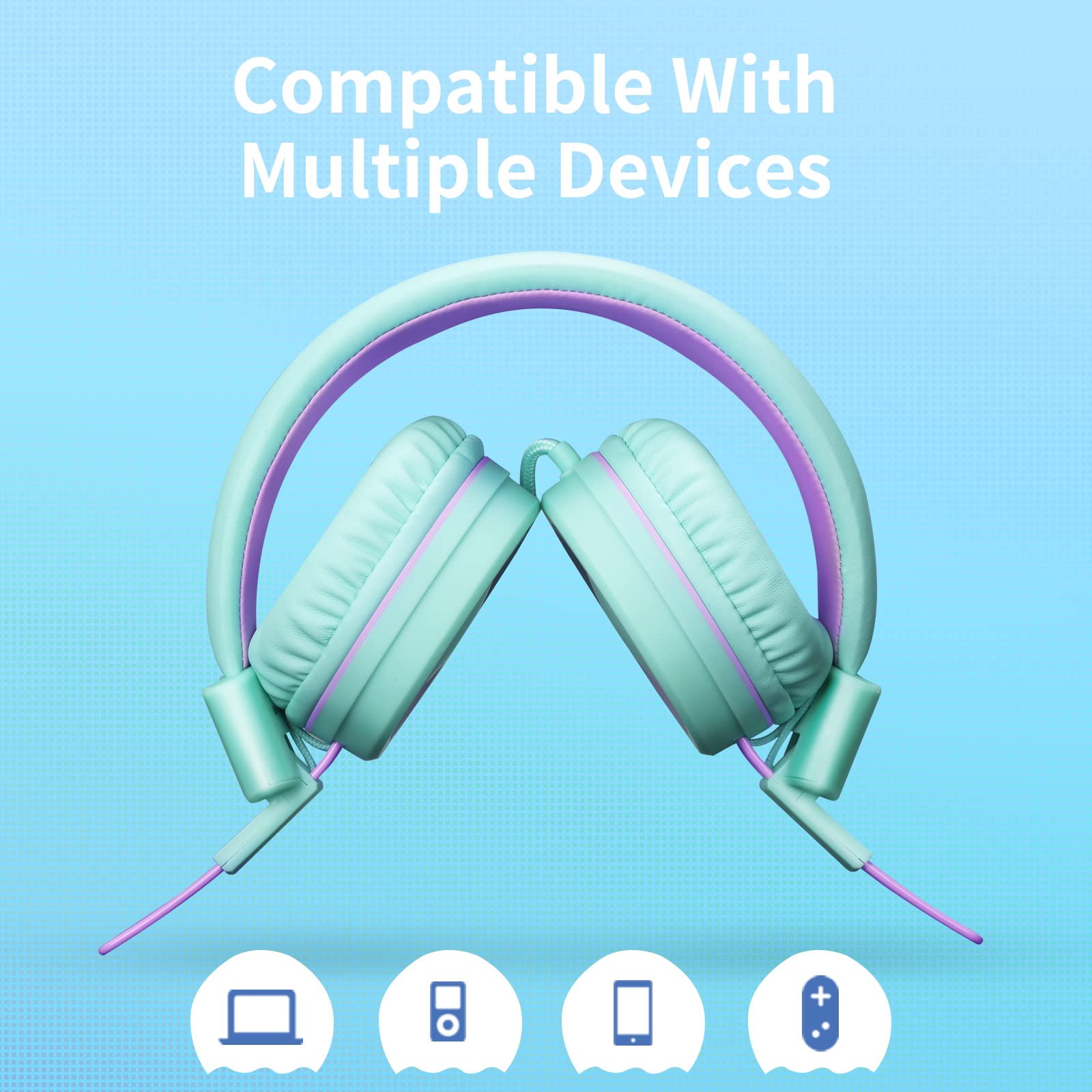 Foto 6 pulgar | Auriculares Powmee P10 Kids Con Micrófono Para Escuela/pc/teléfono - Venta Internacional.