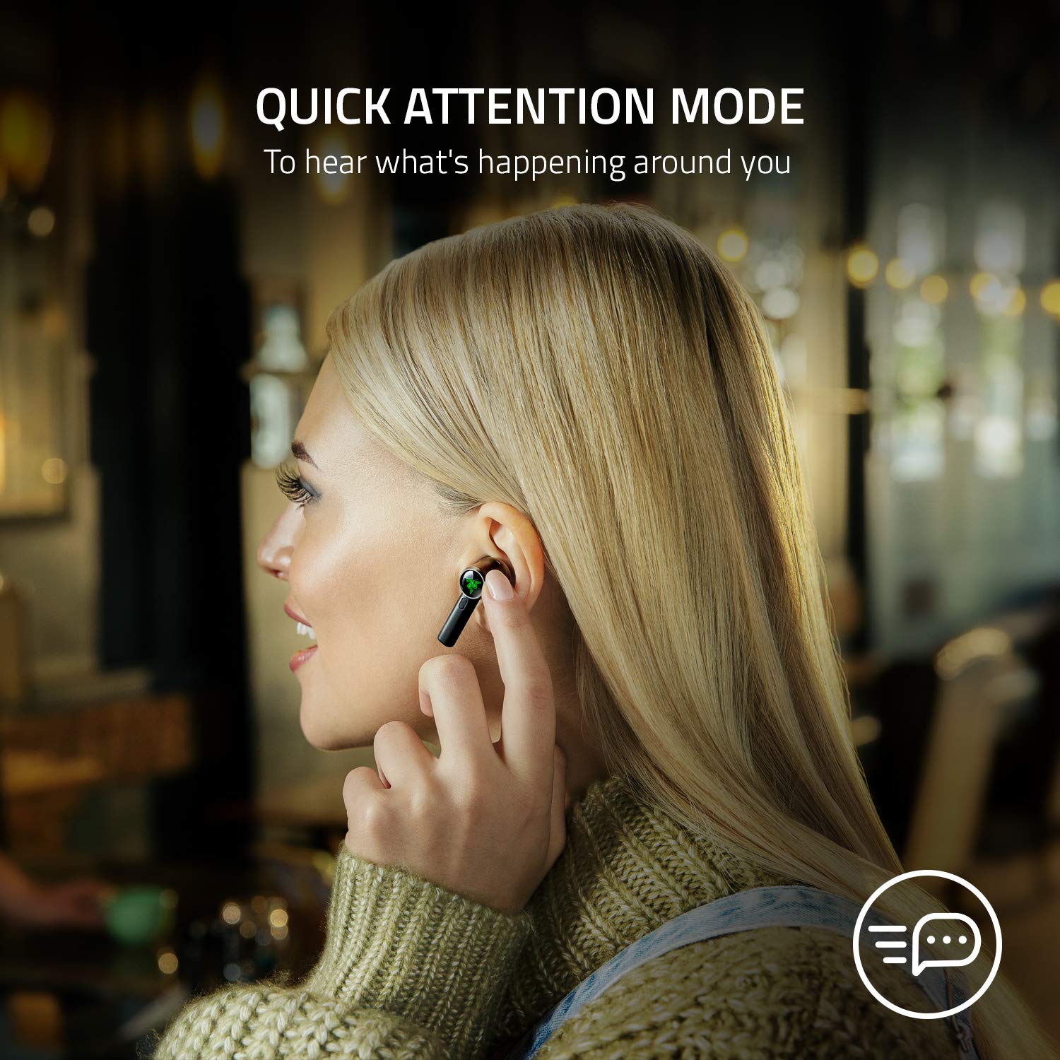 Foto 6 pulgar | Auriculares Bluetooth para Juegos Razer Hammerhead True Wireless Pro - Venta Internacional