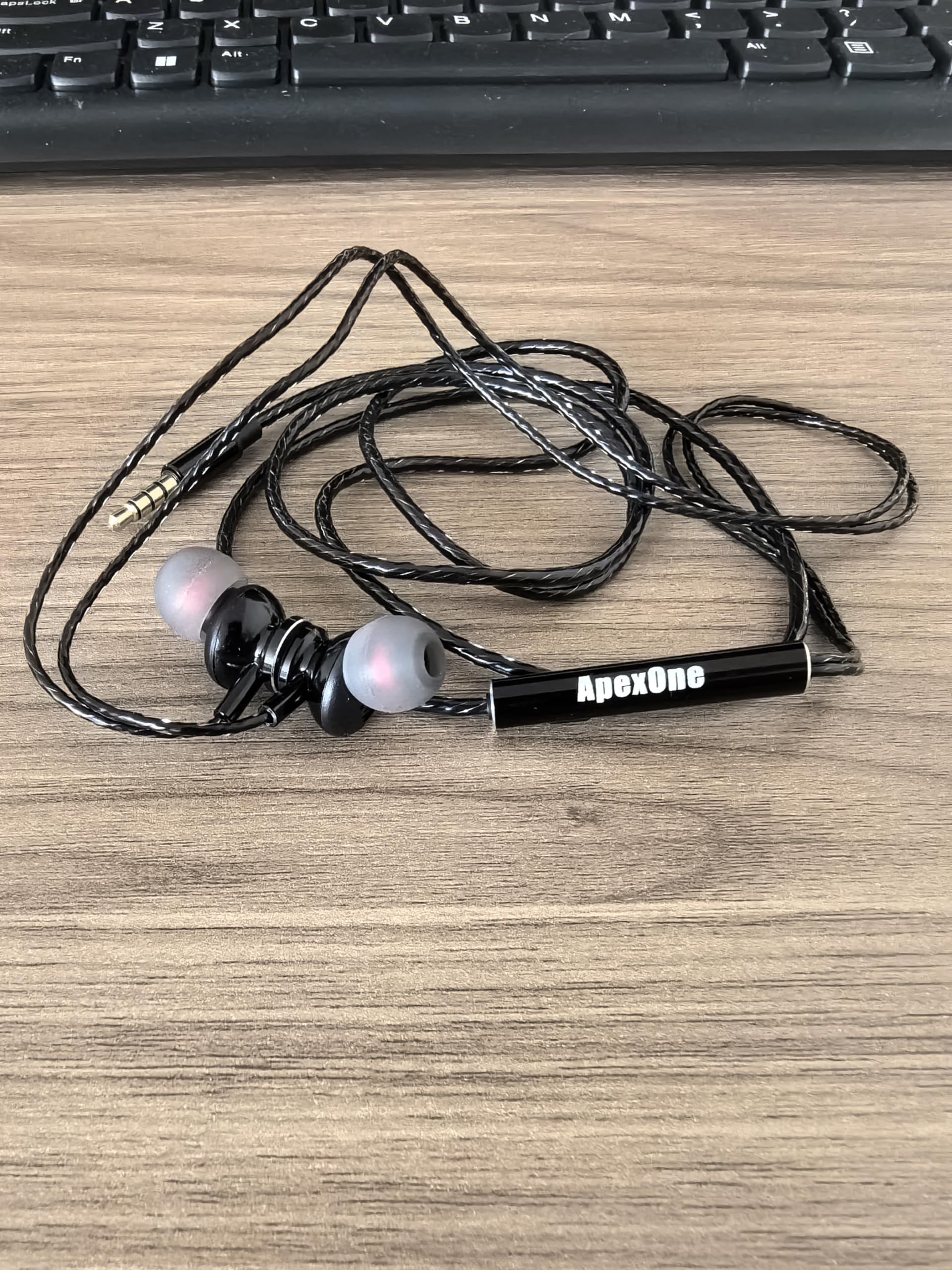 Foto 7 pulgar | Auriculares Intraurales Metálicos Con Cable Apexone Con Micrófono Y Control De Volumen - Venta Internacional.