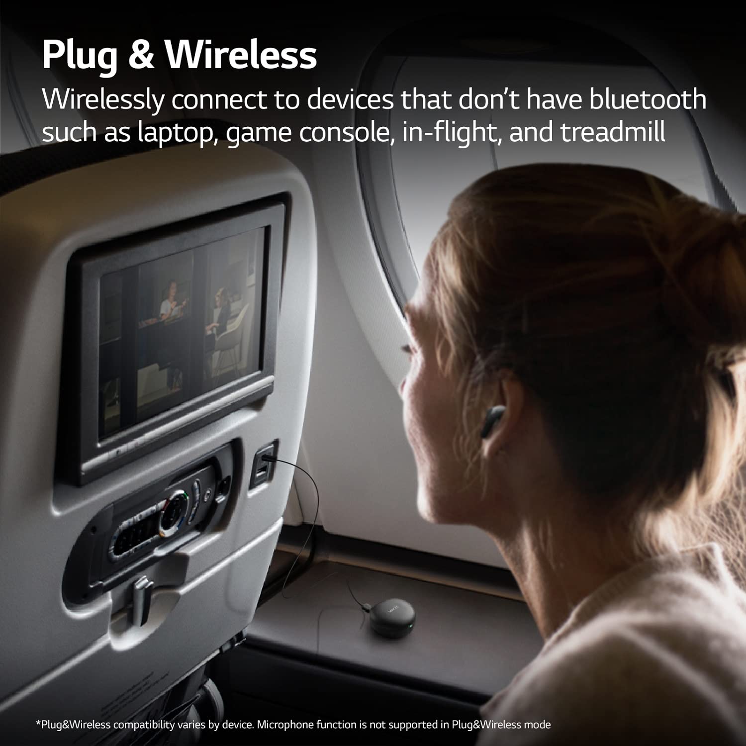 Foto 6 pulgar | Auriculares Lg Tone Free True Wireless Bluetooth Fp9 con Funda Negra - Venta Internacional