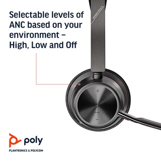 Foto 3 | Auriculares Poly Voyager Focus 2 Uc Usb-a con Soporte Bluetooth Anc - Venta Internacional