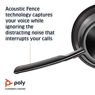 Foto 4 | Auriculares Poly Voyager Focus 2 Uc Usb-a con Soporte Bluetooth Anc - Venta Internacional