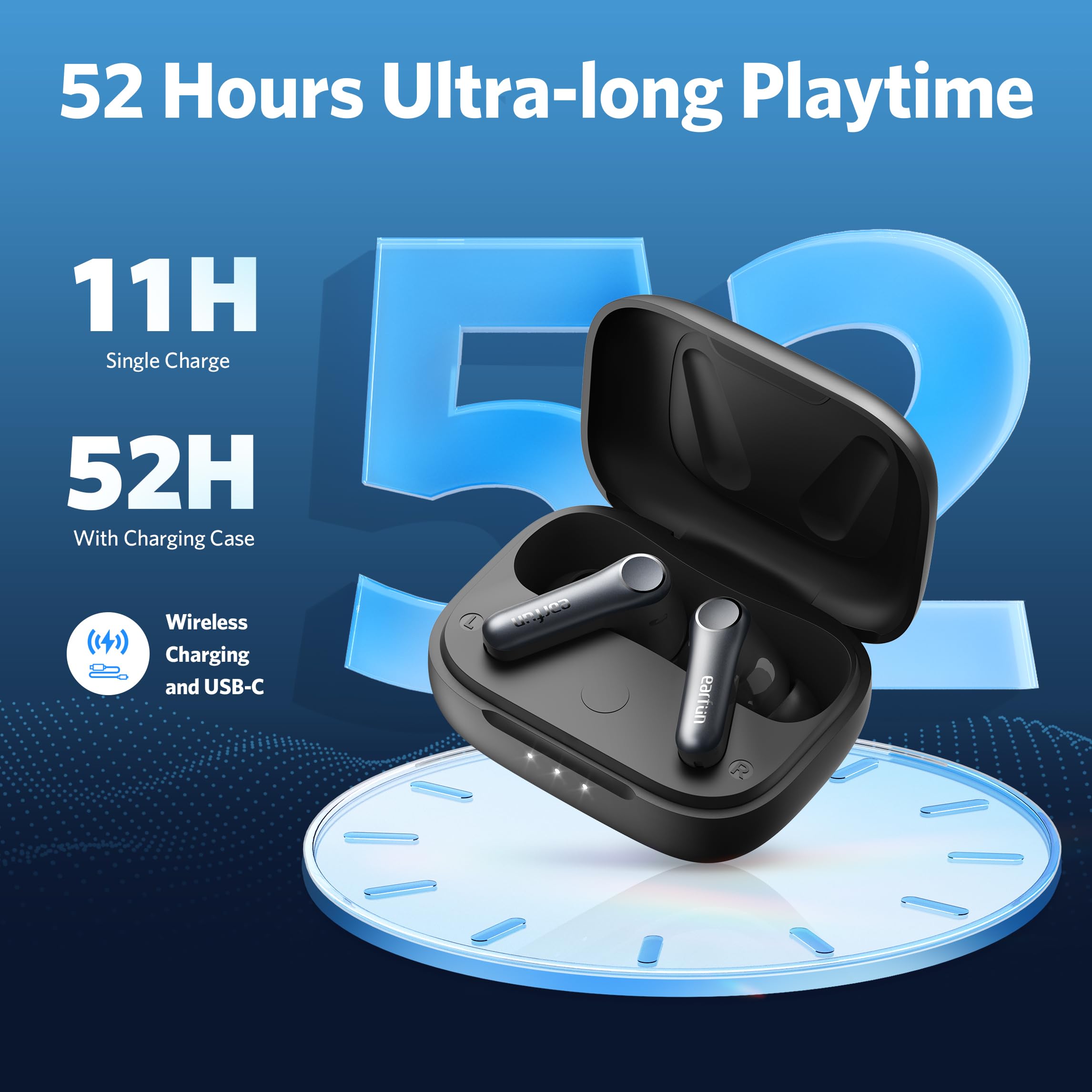 Foto 7 pulgar | Auriculares Inalámbricos EarFun Air Pro 4 Adaptive Hybrid Anc 52h - Venta Internacional