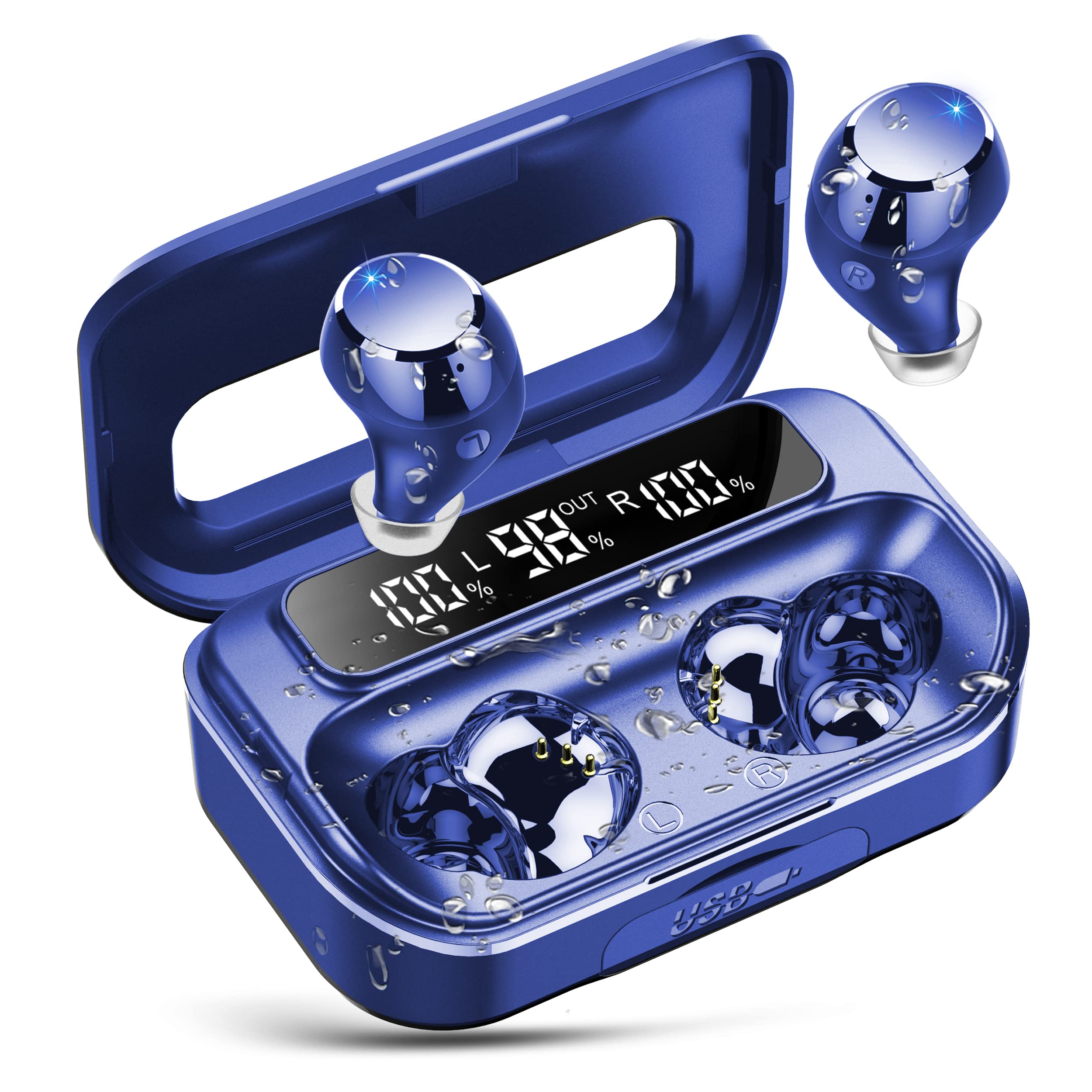 Foto 2 pulgar | Auriculares Inalámbricos Bluetooth Lekaby Q26 con Tiempo de Reproducción Ipx7 de 128 Horas - Venta Internacional