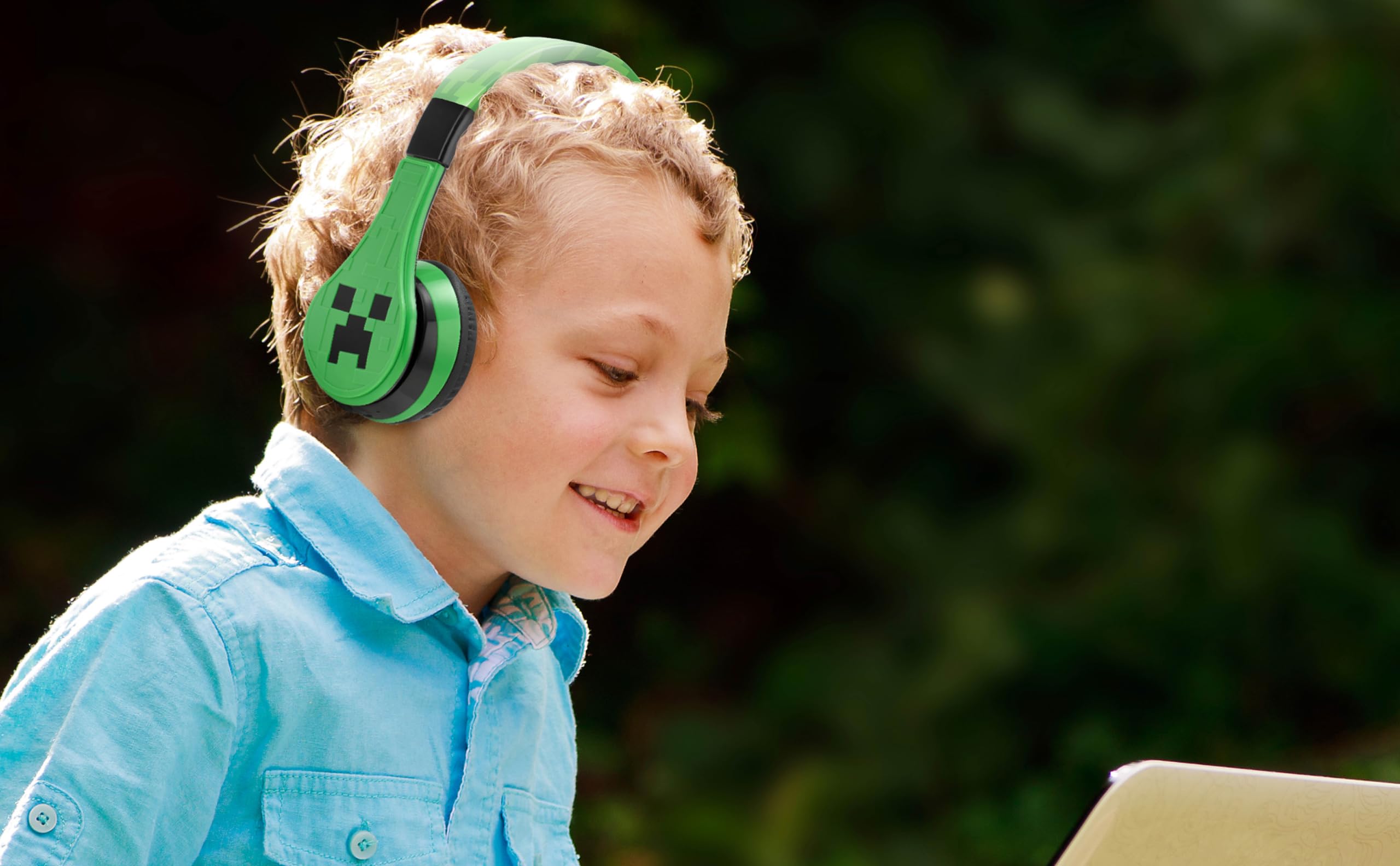 Foto 5 | Auriculares Bluetooth Ekids Minecraft Kids Con Micrófono - Venta Internacional.