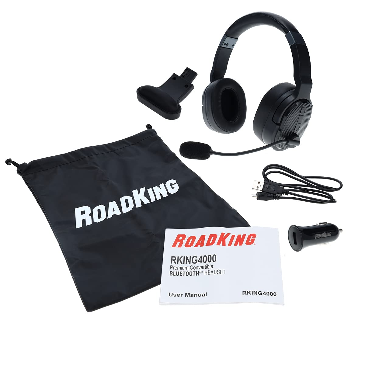 Foto 5 pulgar | Auriculares Roadking Rking4000 Truck Driver Bluetooth Black - Venta Internacional