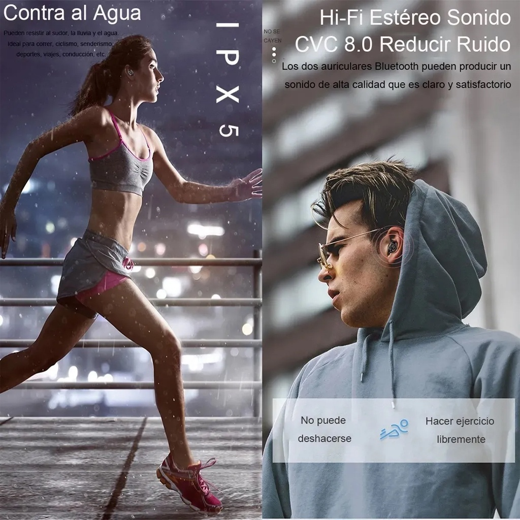 Foto 4 | Auriculares Inalámbricos Fnbrli Xg8 Bluetooth 5.0 A Prueba De Agua