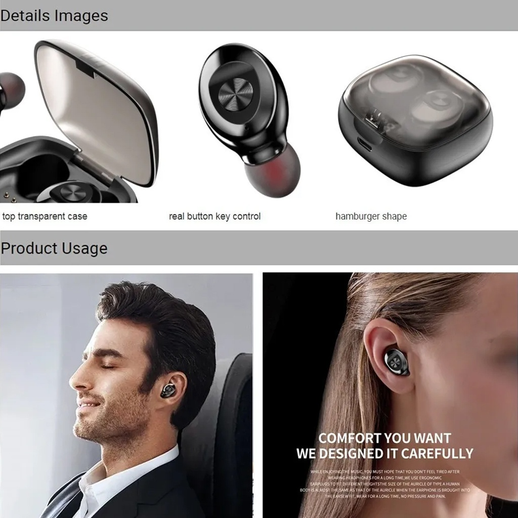 Foto 6 | Auriculares Inalámbricos Fnbrli Xg8 Bluetooth 5.0 A Prueba De Agua