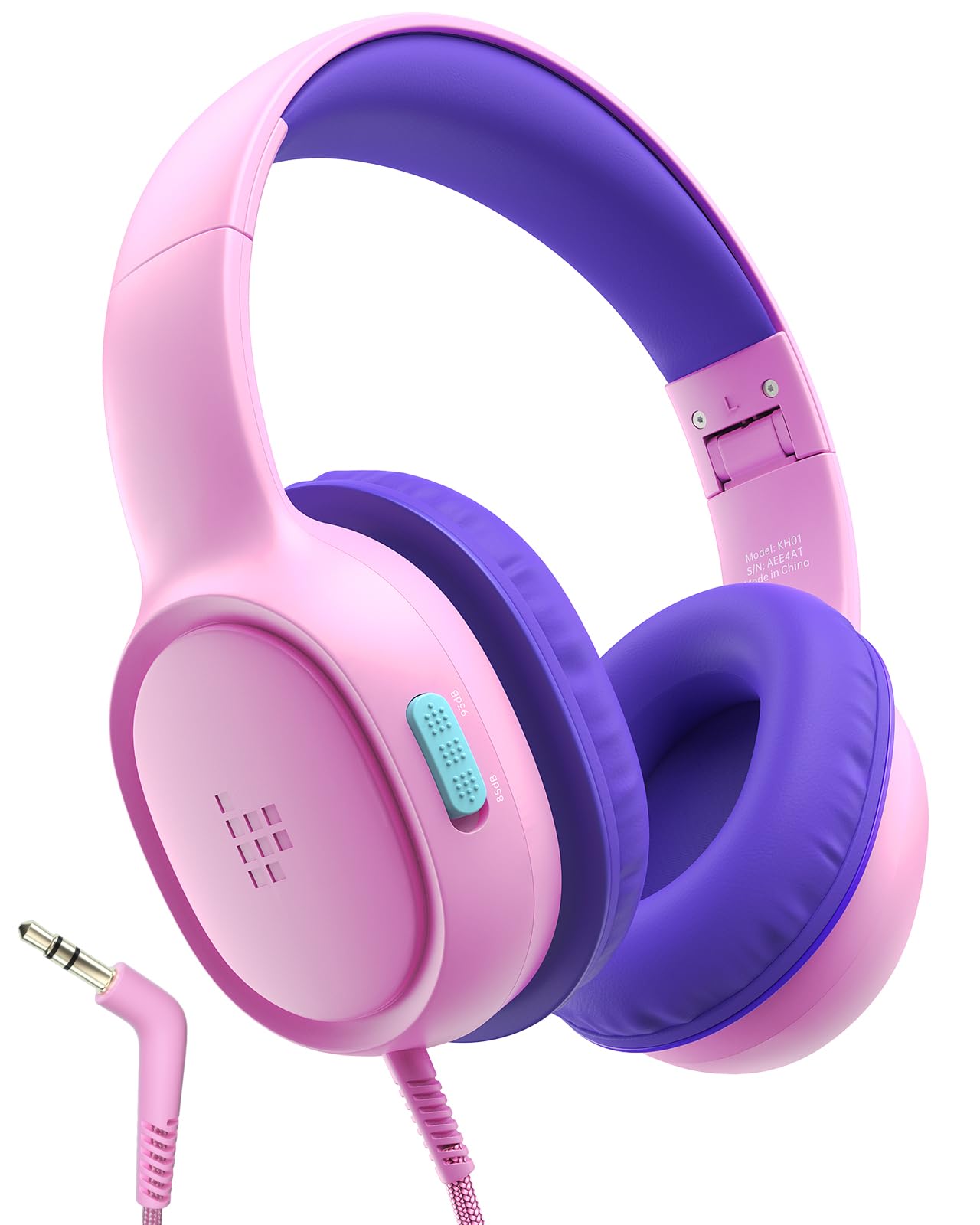 Auriculares Tronsmart Kh01 Para Niños, Plegables, Con Volumen De Seguridad, Color Rosa - Venta Internacional.