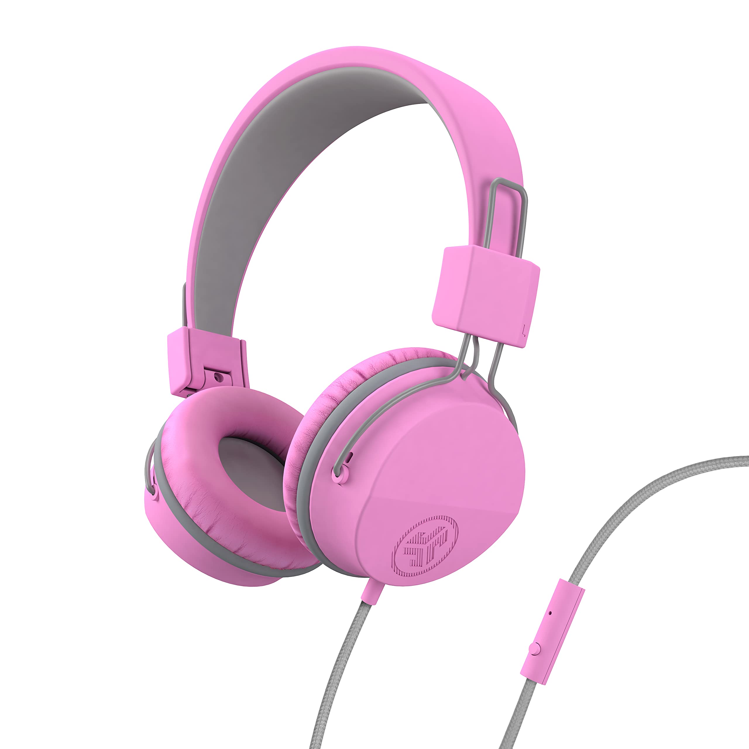 Auriculares Supraaurales Jlab Jbuddies Studio Para Niños Con Micrófono (rosa) - Venta Internacional.