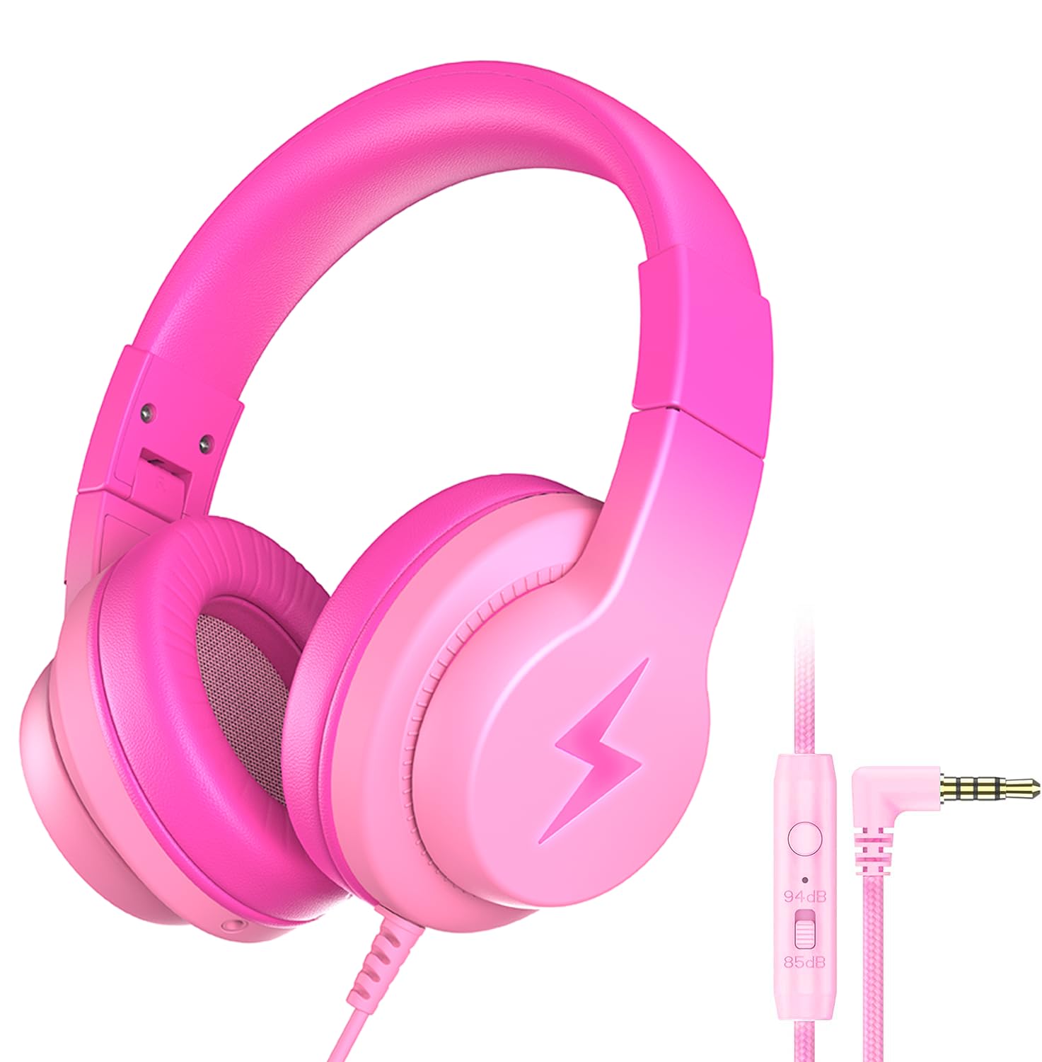 Foto 2 pulgar | Auriculares Candy Bila Kids Over Ear Con Micrófono Y Limitador De Volumen - Venta Internacional.