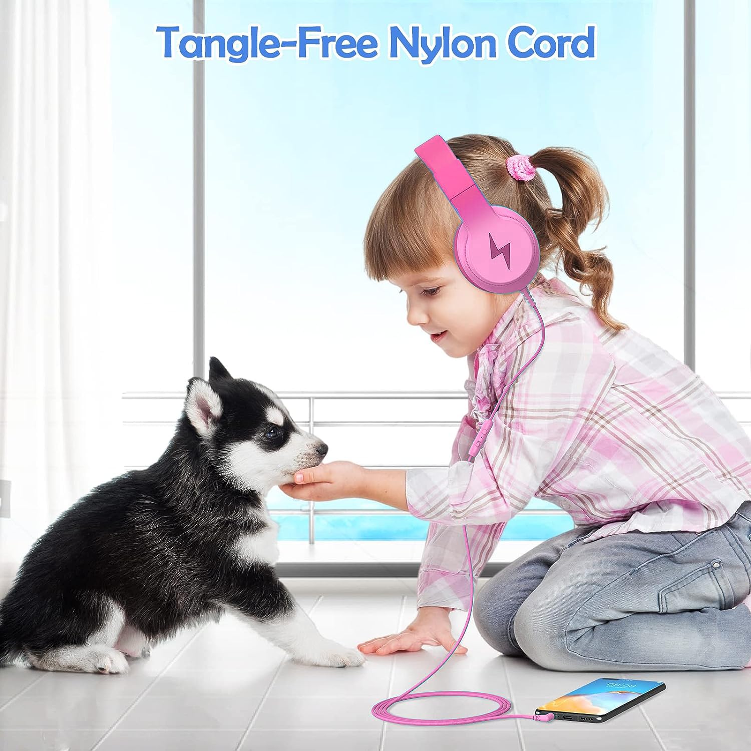 Foto 4 pulgar | Auriculares Candy Bila Kids Over Ear Con Micrófono Y Limitador De Volumen - Venta Internacional.