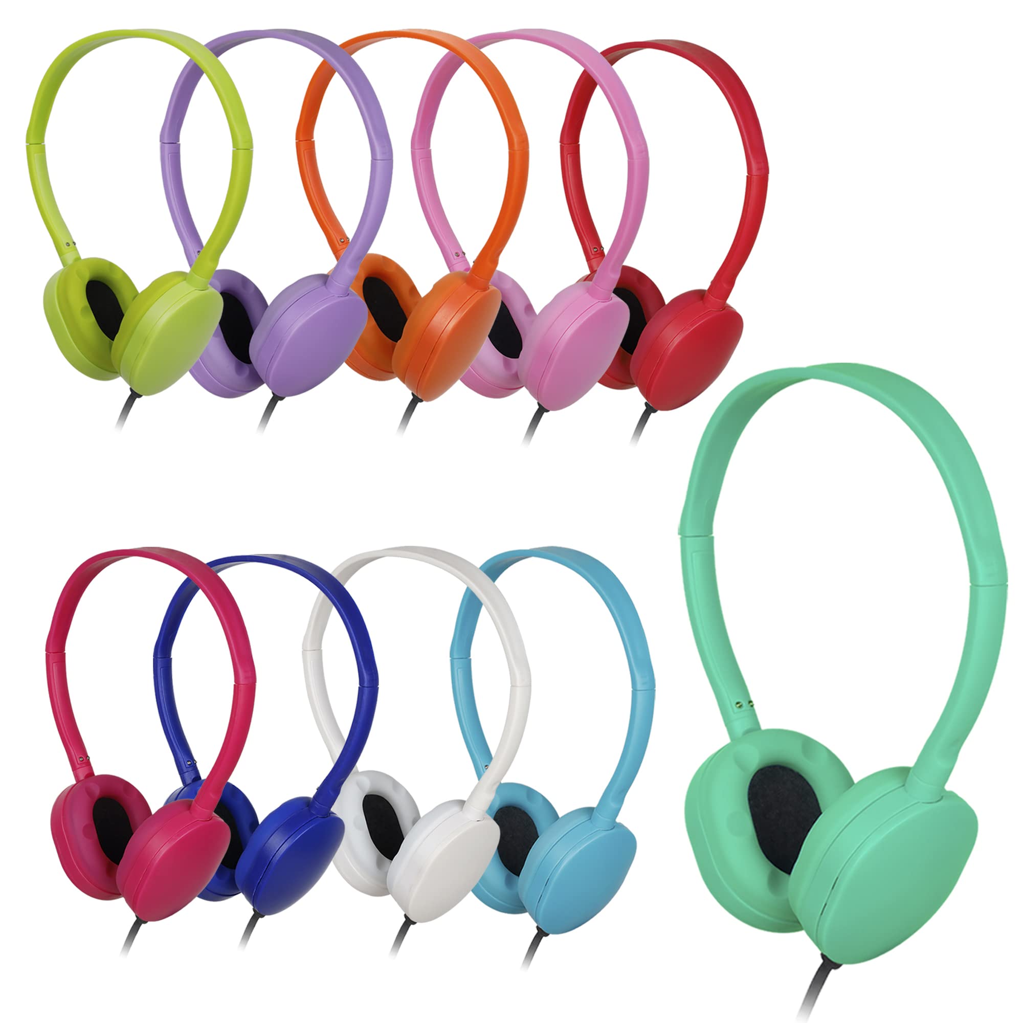 Foto 2 pulgar | Auriculares Osszit Classroom Kids Bulk, Paquete De 20 Para Estudiantes - Venta Internacional.