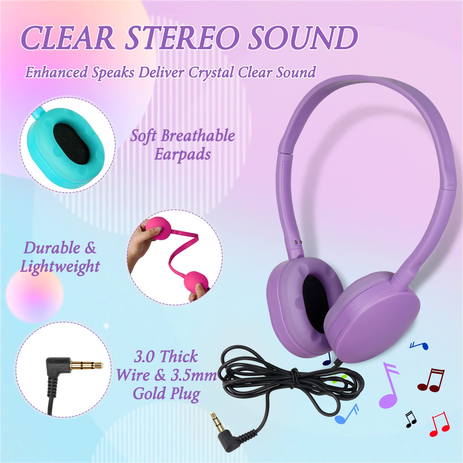 Foto 4 pulgar | Auriculares Osszit Classroom Kids Bulk, Paquete De 20 Para Estudiantes - Venta Internacional.