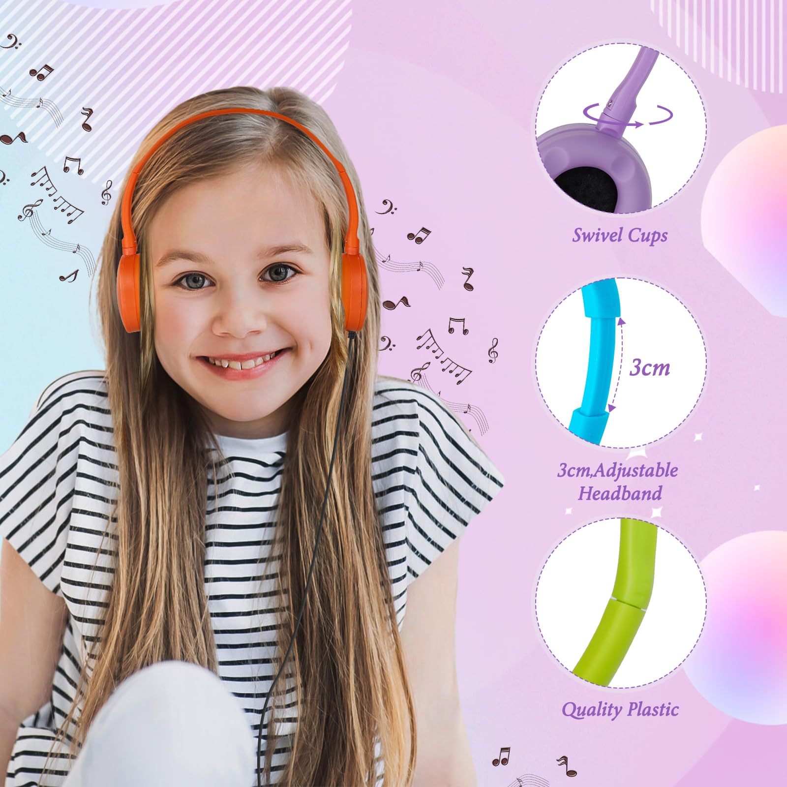 Foto 5 pulgar | Auriculares Osszit Classroom Kids Bulk, Paquete De 20 Para Estudiantes - Venta Internacional.