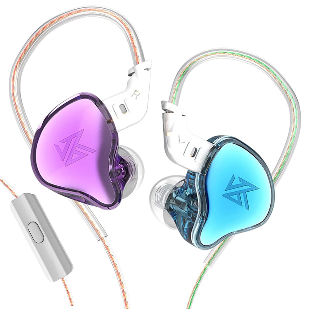 Monitores Intraurales Kz Edc Hifi Stereo Stage/studio Iem Con Micrófono Azul - Venta Internacional.