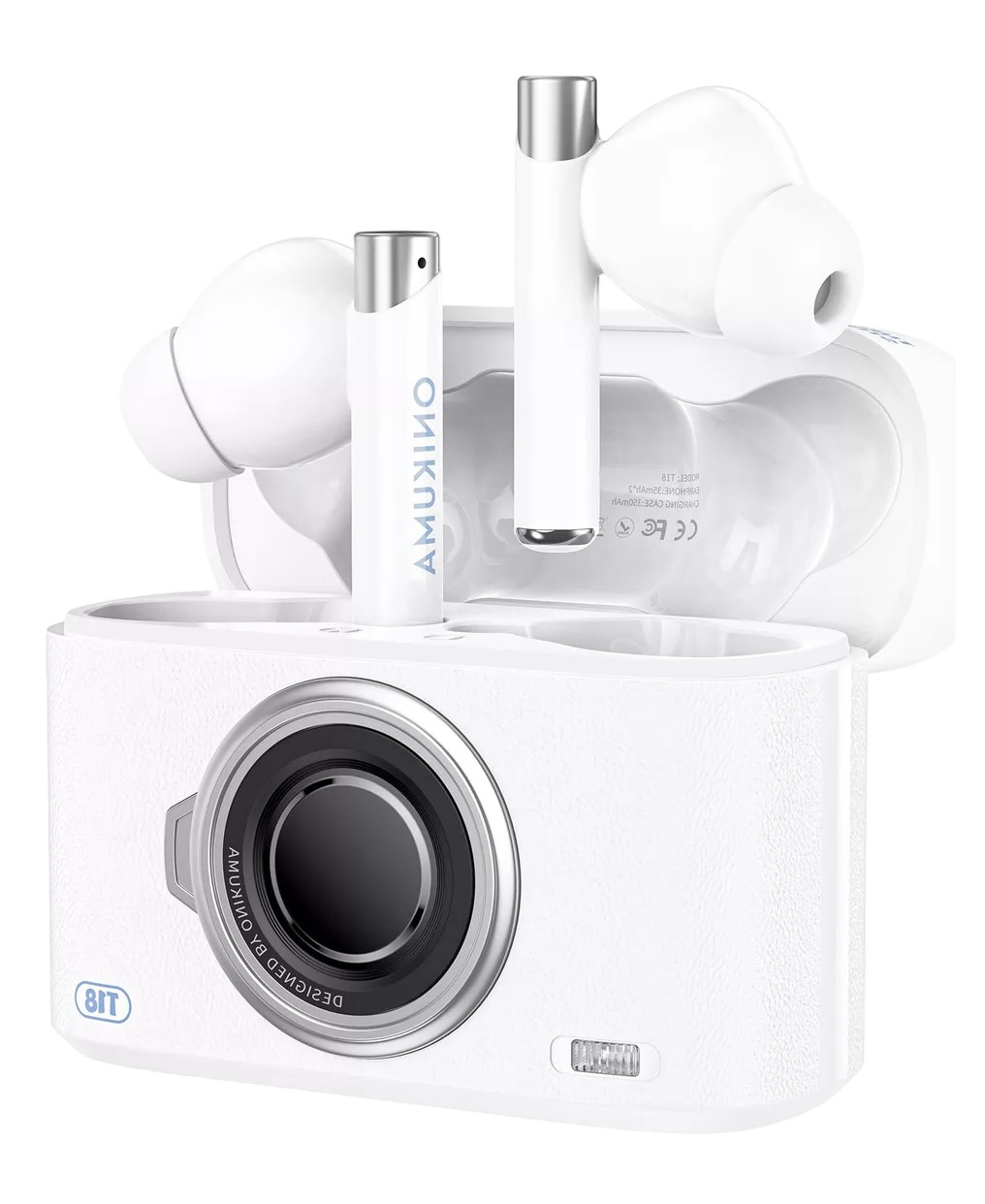 Foto 5 pulgar | Audífonos Onikuma T18 In-Ear Gamer Buds Bt 5.3 Inalámbricos Blancos