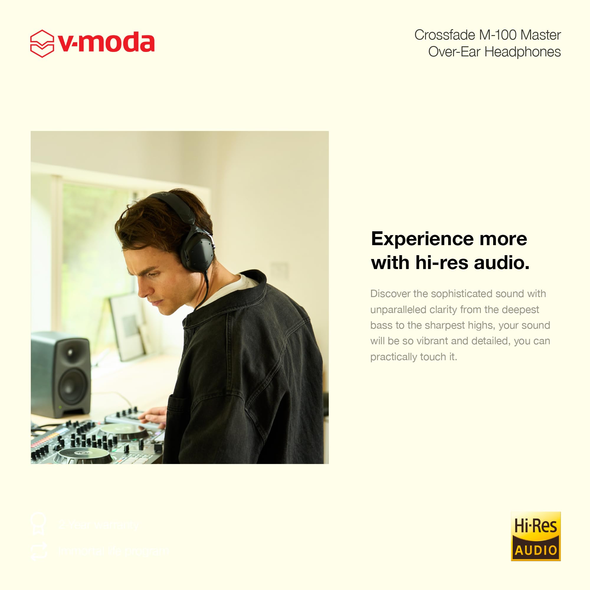 Foto 3 pulgar | Auriculares V-moda Crossfade M-100 Master Hi-res - Venta Internacional