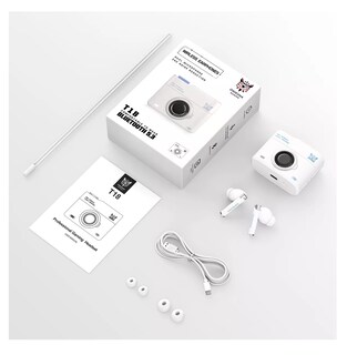 Foto 5 | Audífonos Onikuma T18 In-ear Gamer Buds Bt 5.3 Inalámbricos Blanco