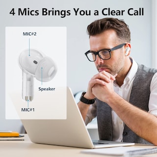 Foto 2 | Auriculares Inalámbricos Xiaowtek A40 Pro 50 Horas de Reproducción con Micrófono Ipx7 - Venta Internacional