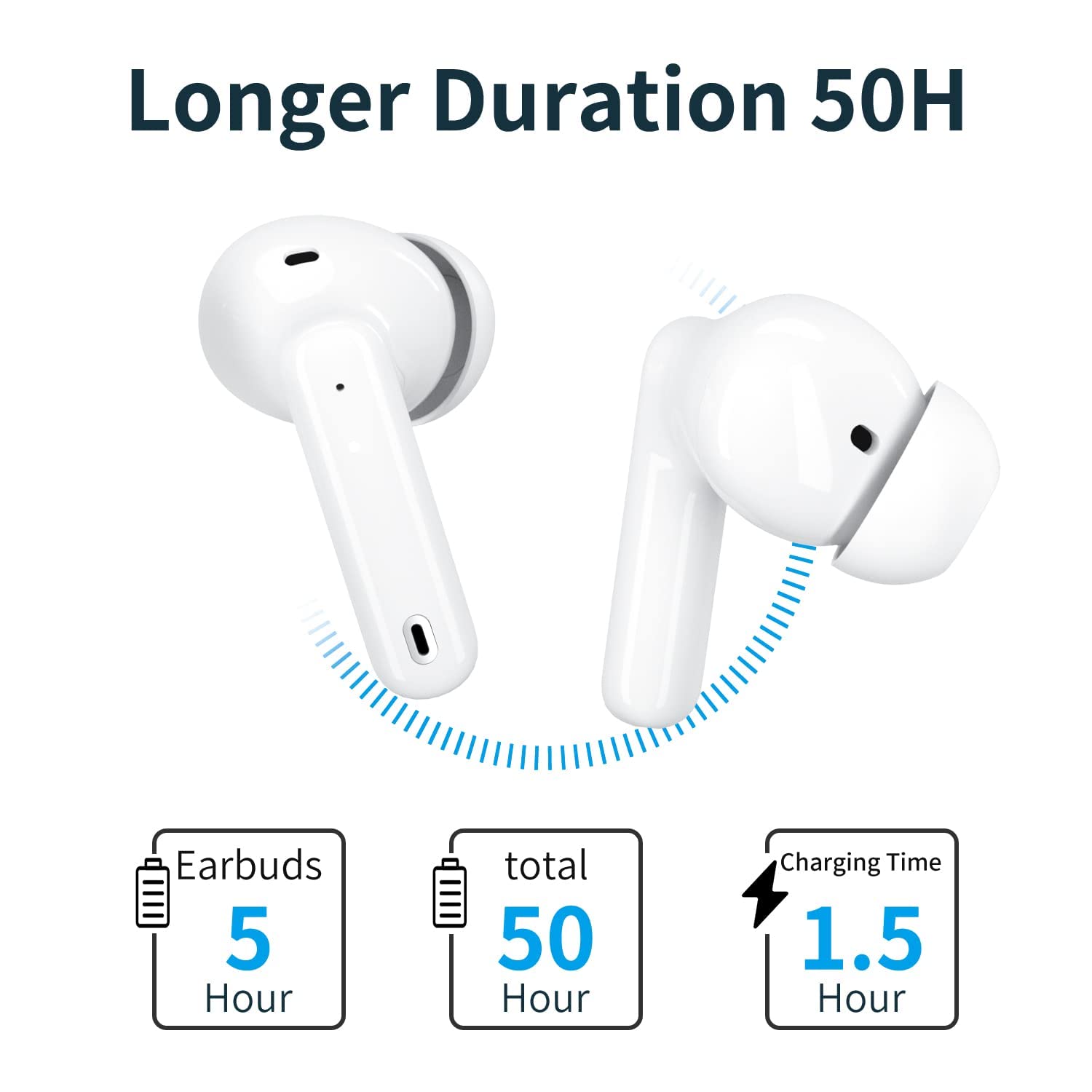 Foto 7 pulgar | Auriculares Inalámbricos Xiaowtek A40 Pro 50 Horas de Reproducción con Micrófono Ipx7 - Venta Internacional