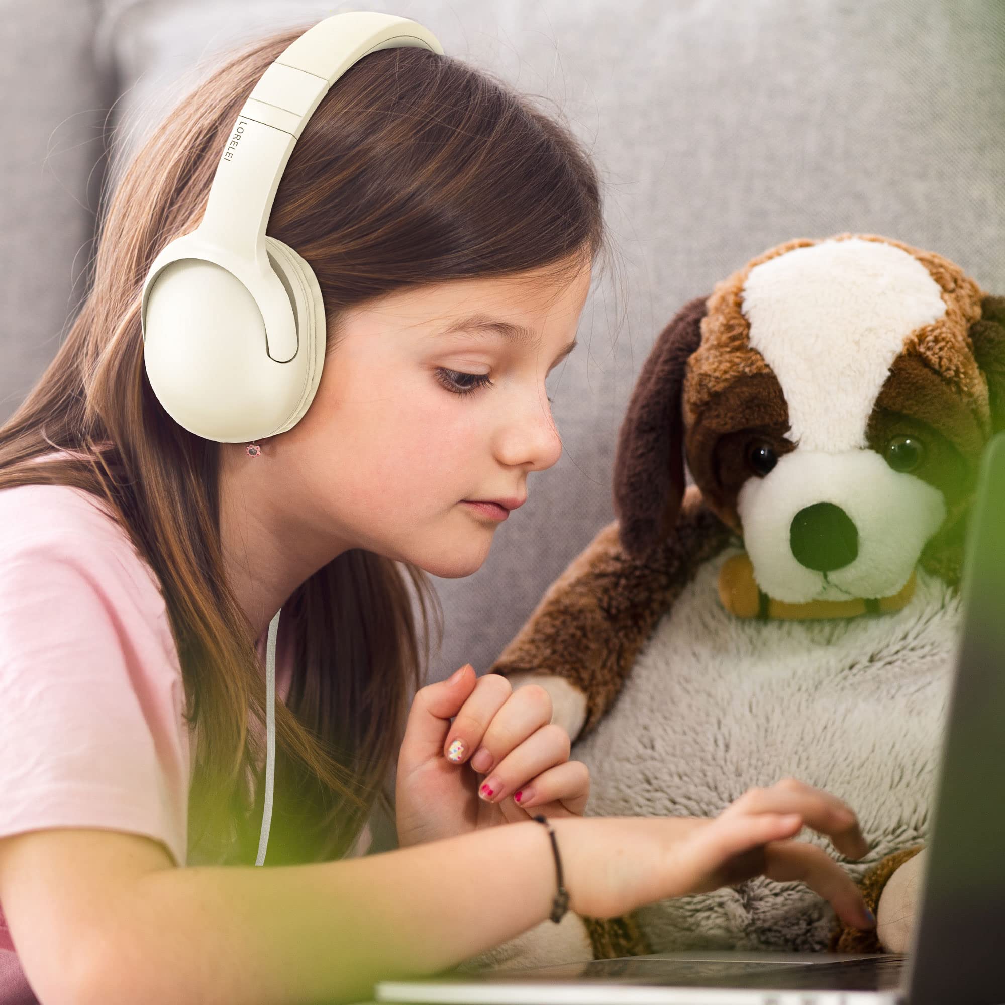 Foto 7 pulgar | Auriculares Lorelei E5 con Cable Plegables con Conector de 3.5 mm para Niños - Venta Internacional