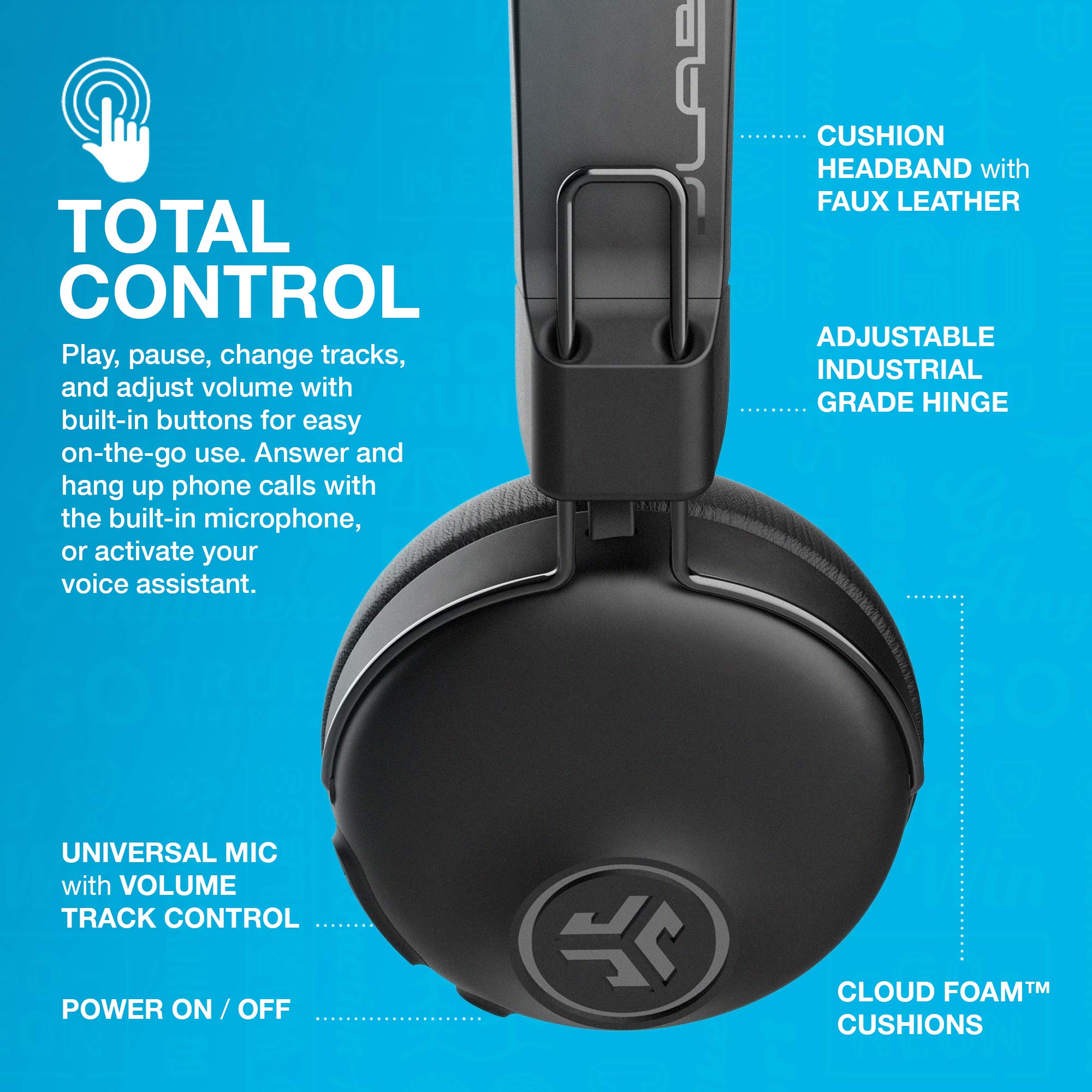 Foto 5 pulgar | Audífonos Inalámbricos Jlab Negros con Bluetooth-Venta Internacional