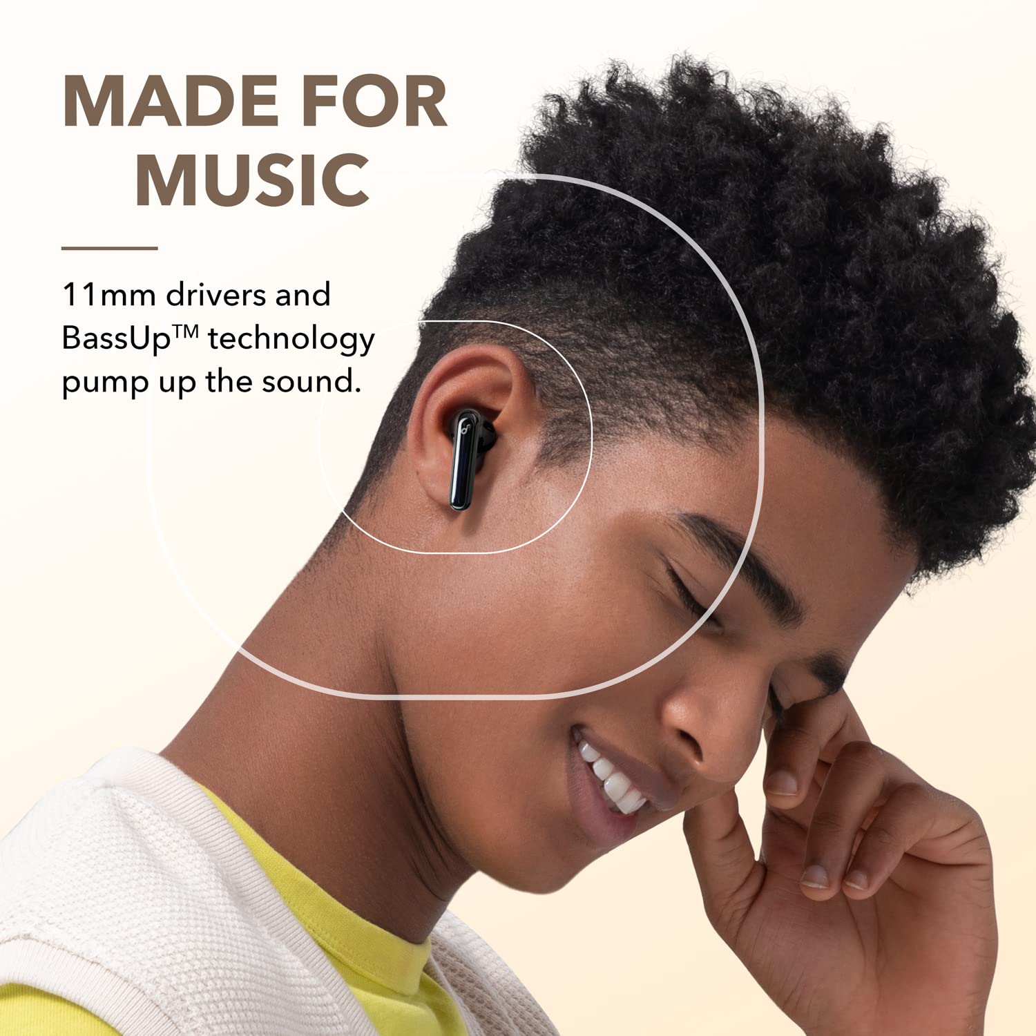 Foto 3 | Audífonos True Wireless Soundcore Negros con Bluetooth-Venta Internacional