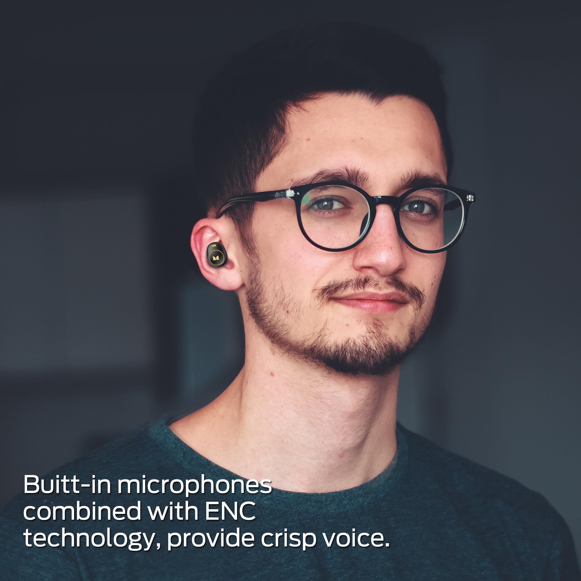 Foto 7 pulgar | Auriculares Inalámbricos Monster Achieve 300 Airlinks Bluetooth Negros - Venta Internacional.