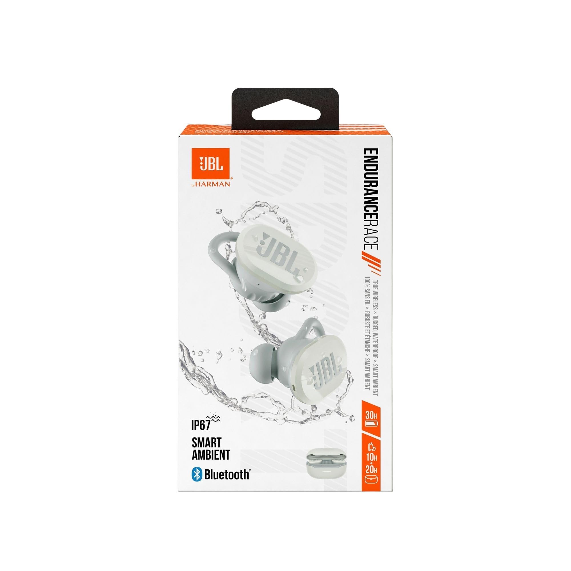 Foto 4 pulgar | Auriculares Jbl Endurance Race Tws Waterproof True Wireless Blancos - Venta Internacional