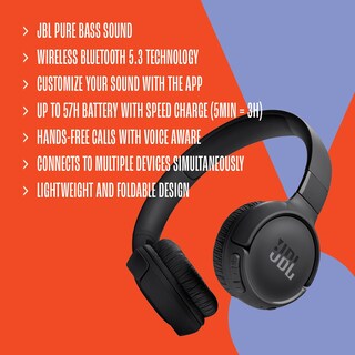 Foto 6 | Auriculares Supraaurales Inalámbricos JBL Tune 520bt Azules 57h Battery - Venta Internacional