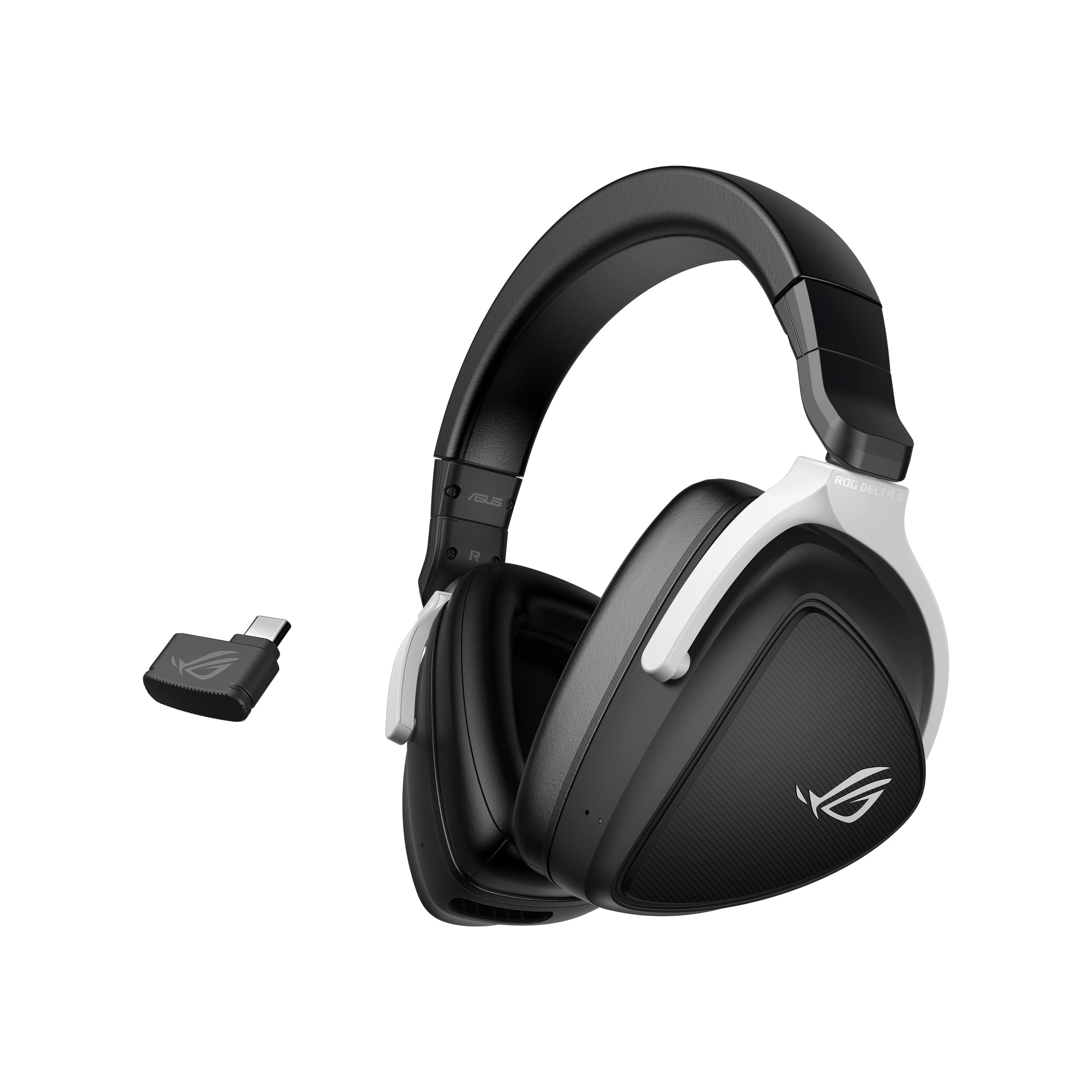 Auriculares Inalámbricos Para Juegos Asus Rog Delta S Con Controlador Negro De 50 Mm - Venta Internacional.