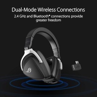 Foto 2 | Auriculares Inalámbricos Para Juegos Asus Rog Delta S Con Controlador Negro De 50 Mm - Venta Internacional.