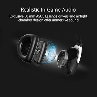 Foto 3 | Auriculares Inalámbricos Para Juegos Asus Rog Delta S Con Controlador Negro De 50 Mm - Venta Internacional.