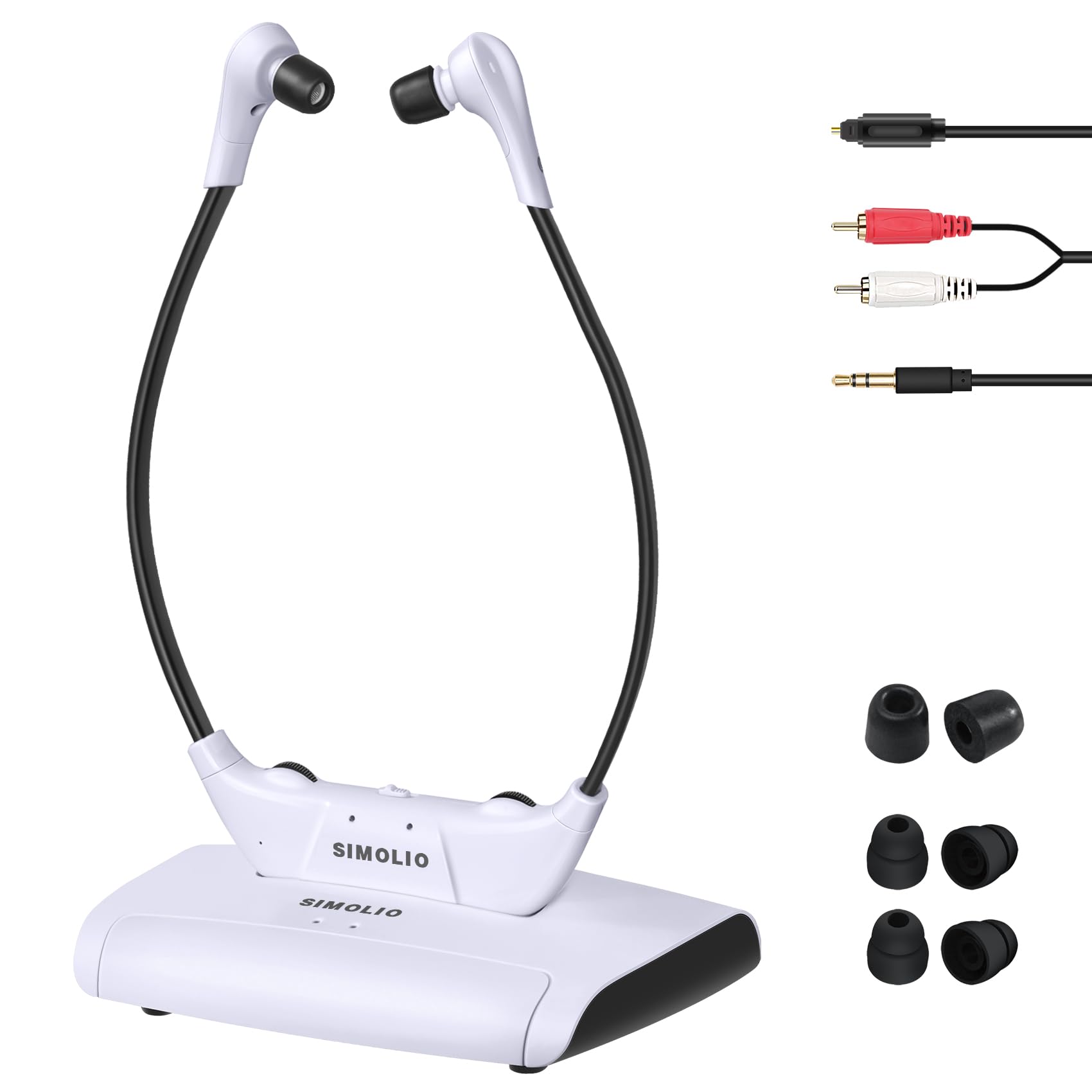 Foto 2 pulgar | Auriculares Inalámbricos Simolio Para Ver Televisión Con Un Alcance De 100 Pies - Venta Internacional.