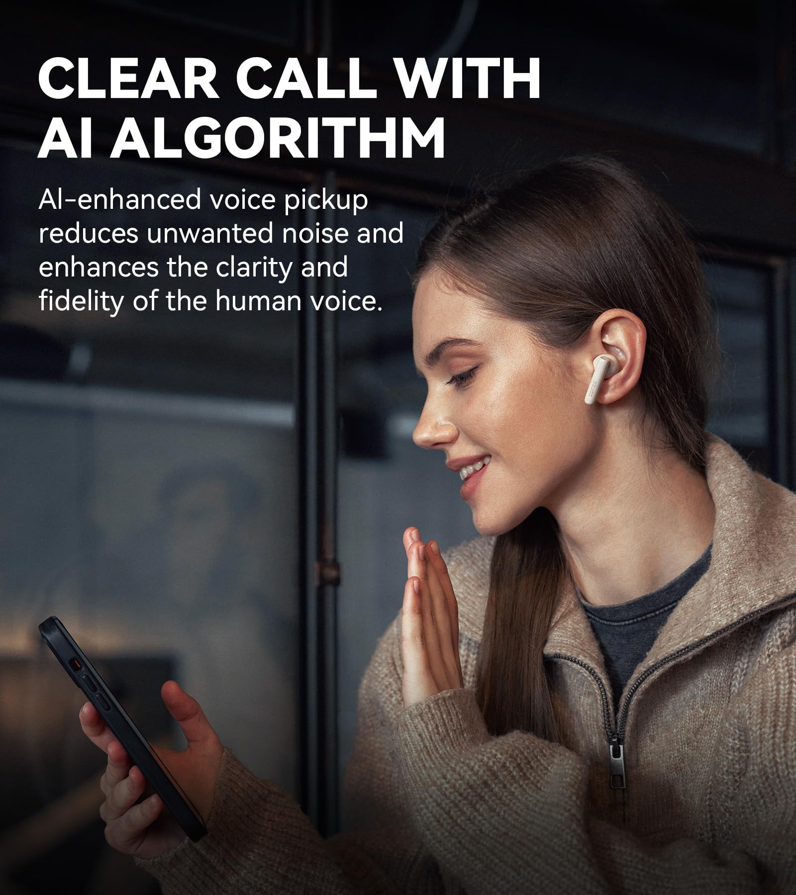 Foto 5 pulgar | Auriculares Edifier X5 Pro True Wireless Ai Calls Anc Ip55 Ivory - Venta Internacional.