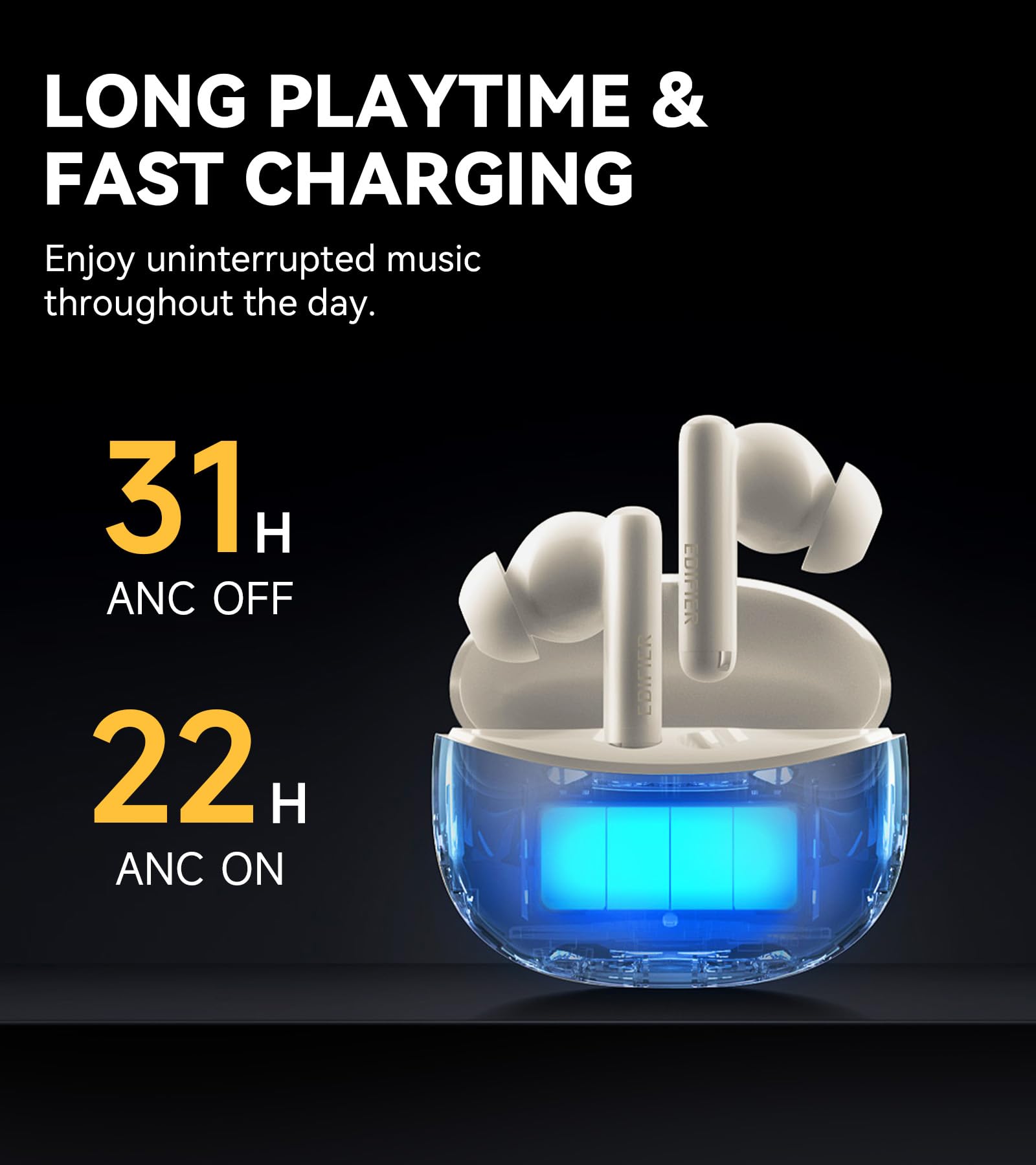 Foto 6 pulgar | Auriculares Edifier X5 Pro True Wireless Ai Calls Anc Ip55 Ivory - Venta Internacional.